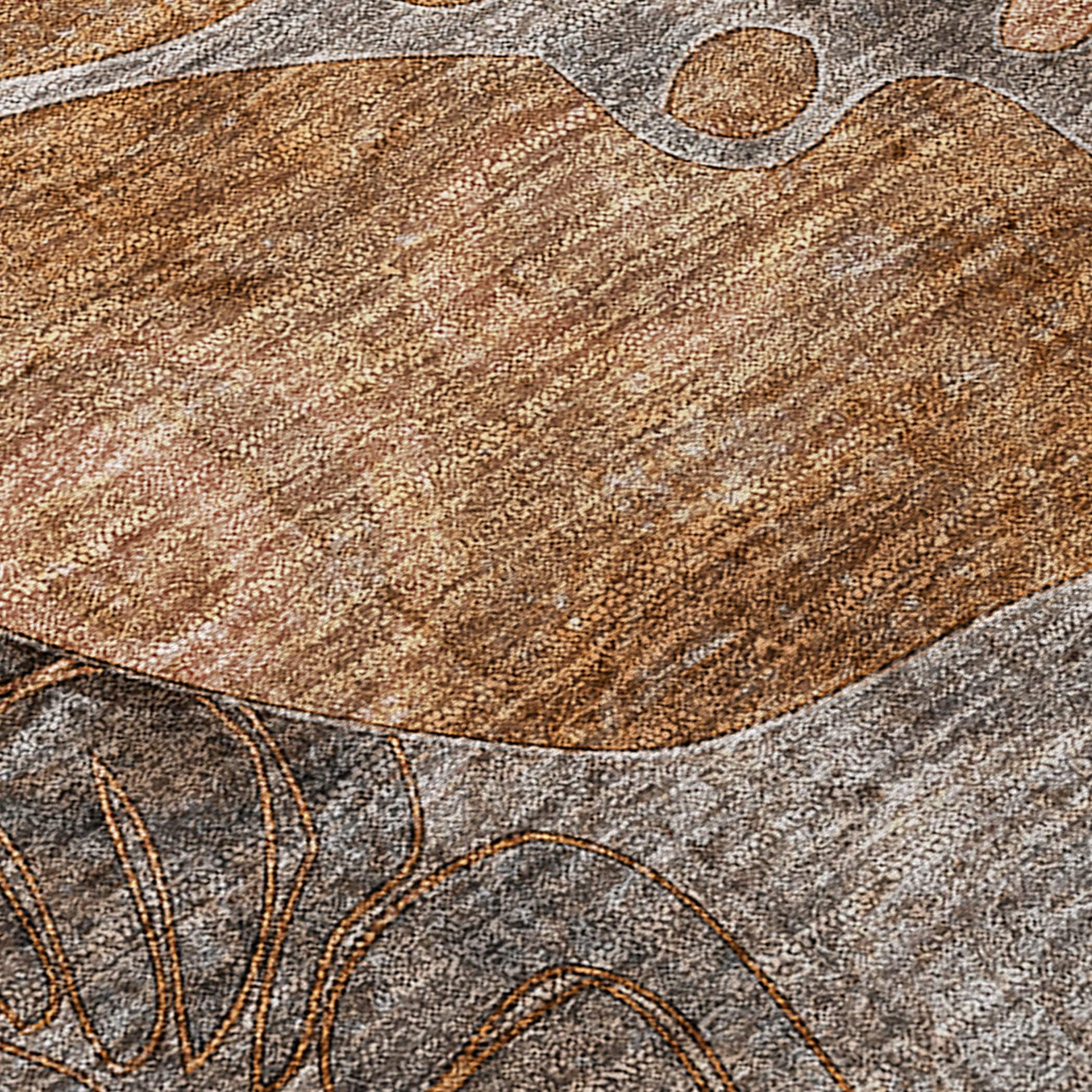 Tapis Chantille floral moderne lavable en machine pour intérieur/extérieur