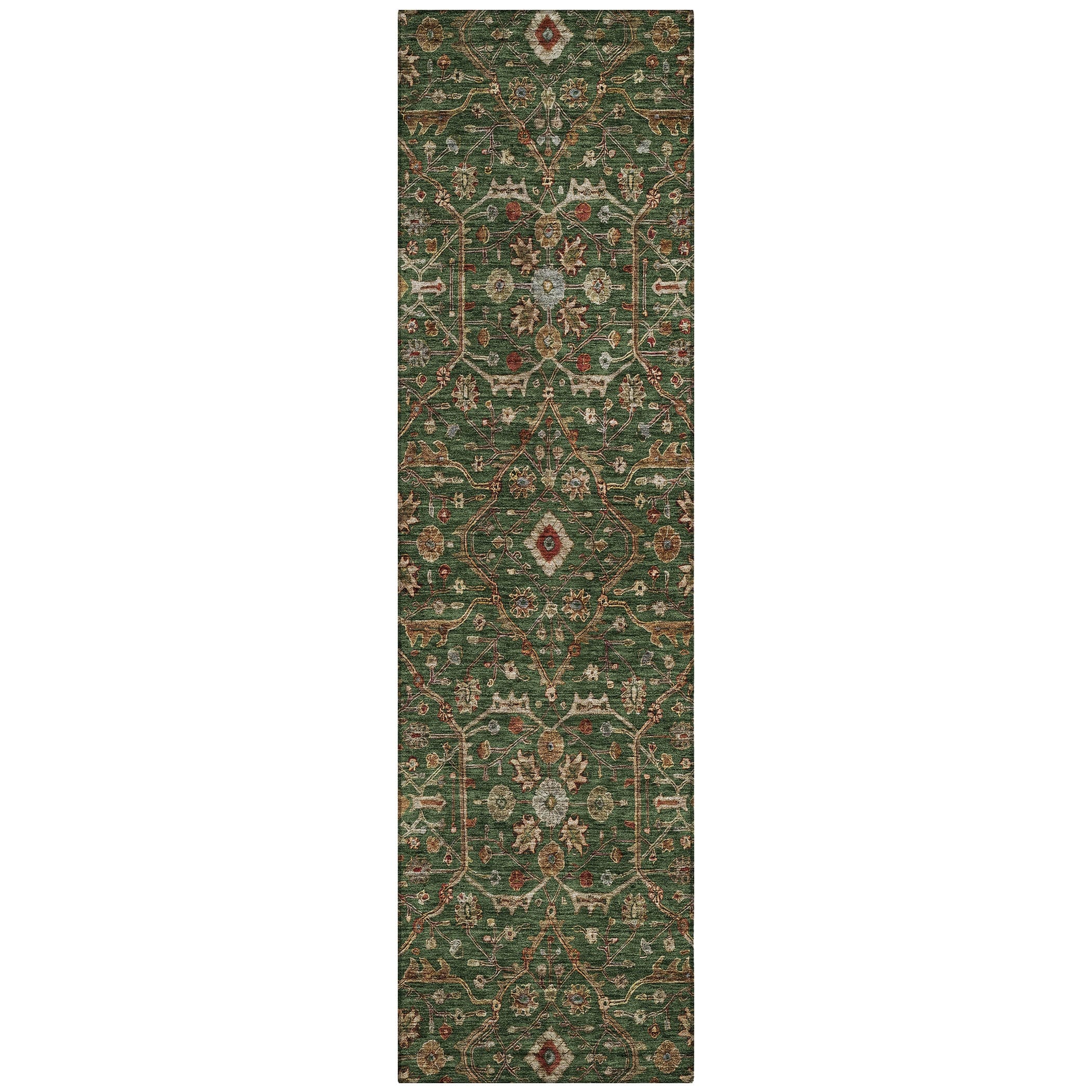 Tapis persan traditionnel Chantille lavable en machine pour intérieur/extérieur