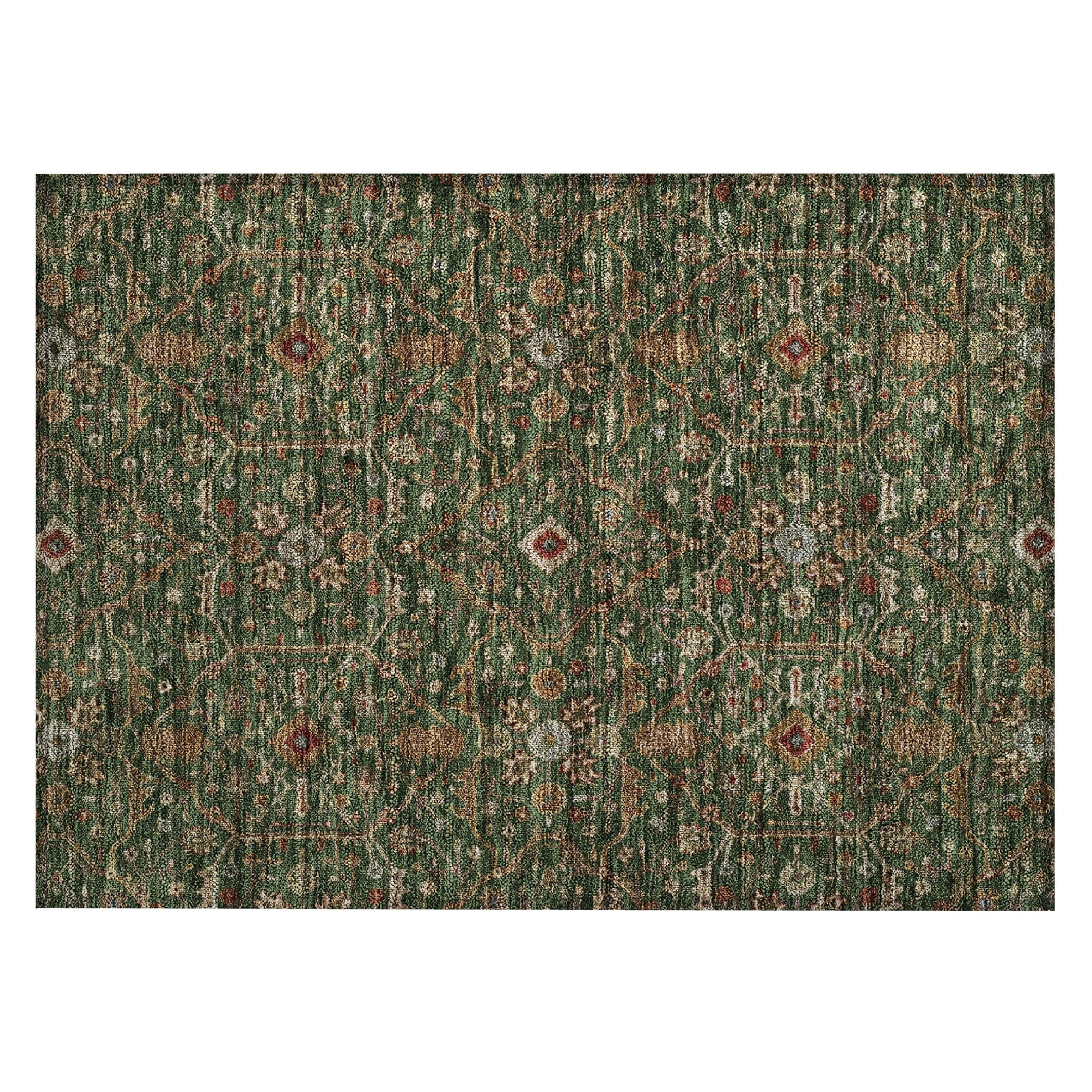 Tapis persan traditionnel Chantille lavable en machine pour intérieur/extérieur