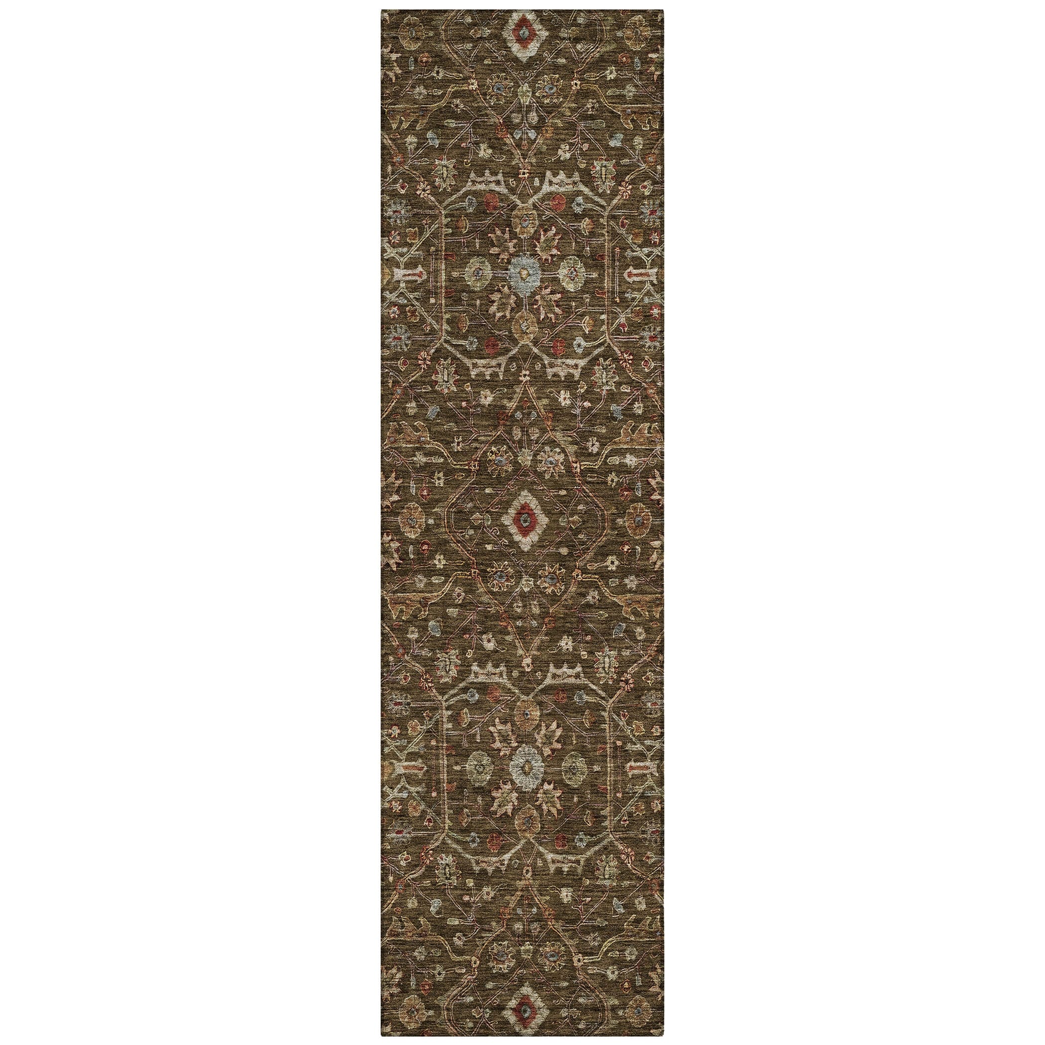 Tapis persan traditionnel Chantille lavable en machine pour intérieur/extérieur