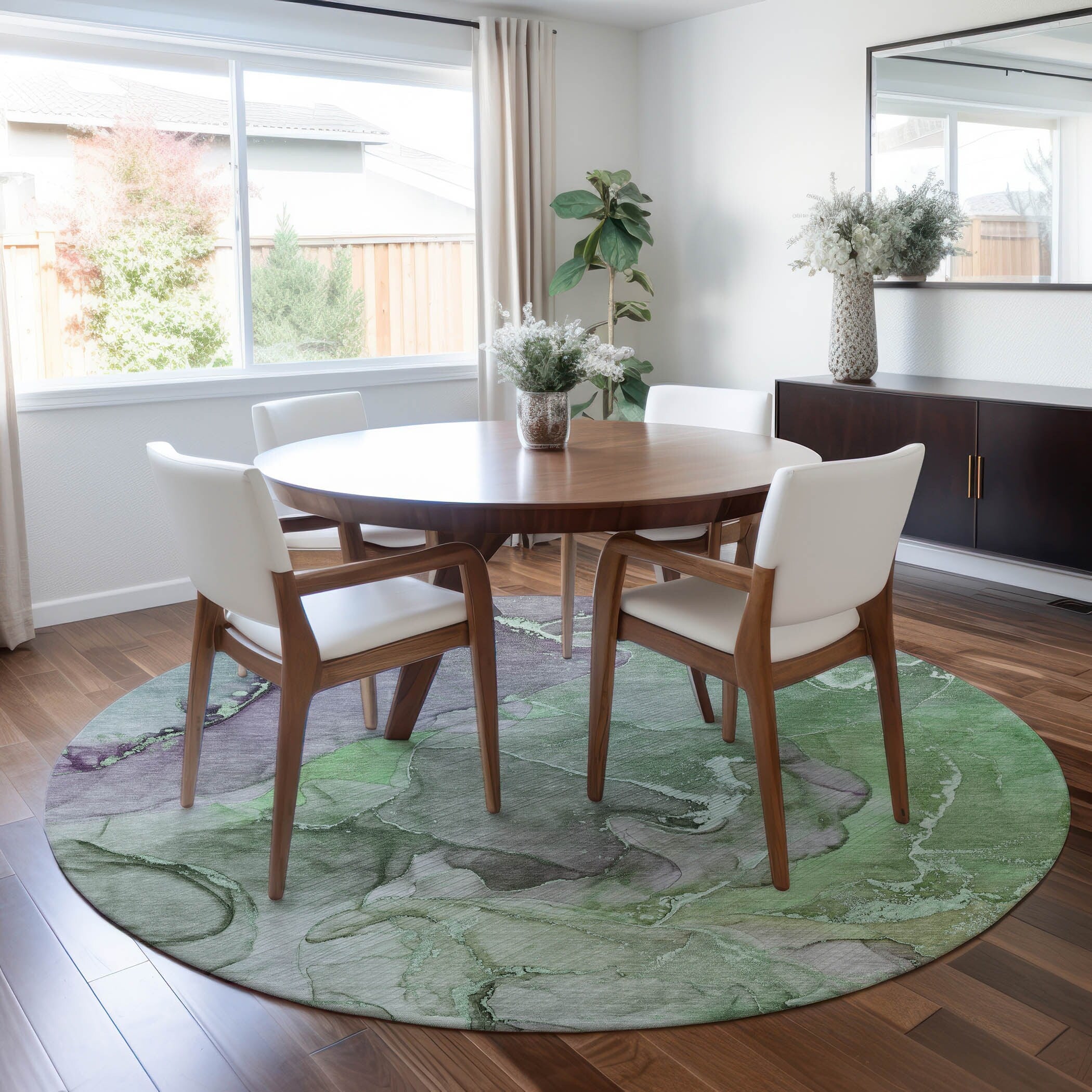 Tapis aquarelle Chantille lavable en machine pour intérieur/extérieur