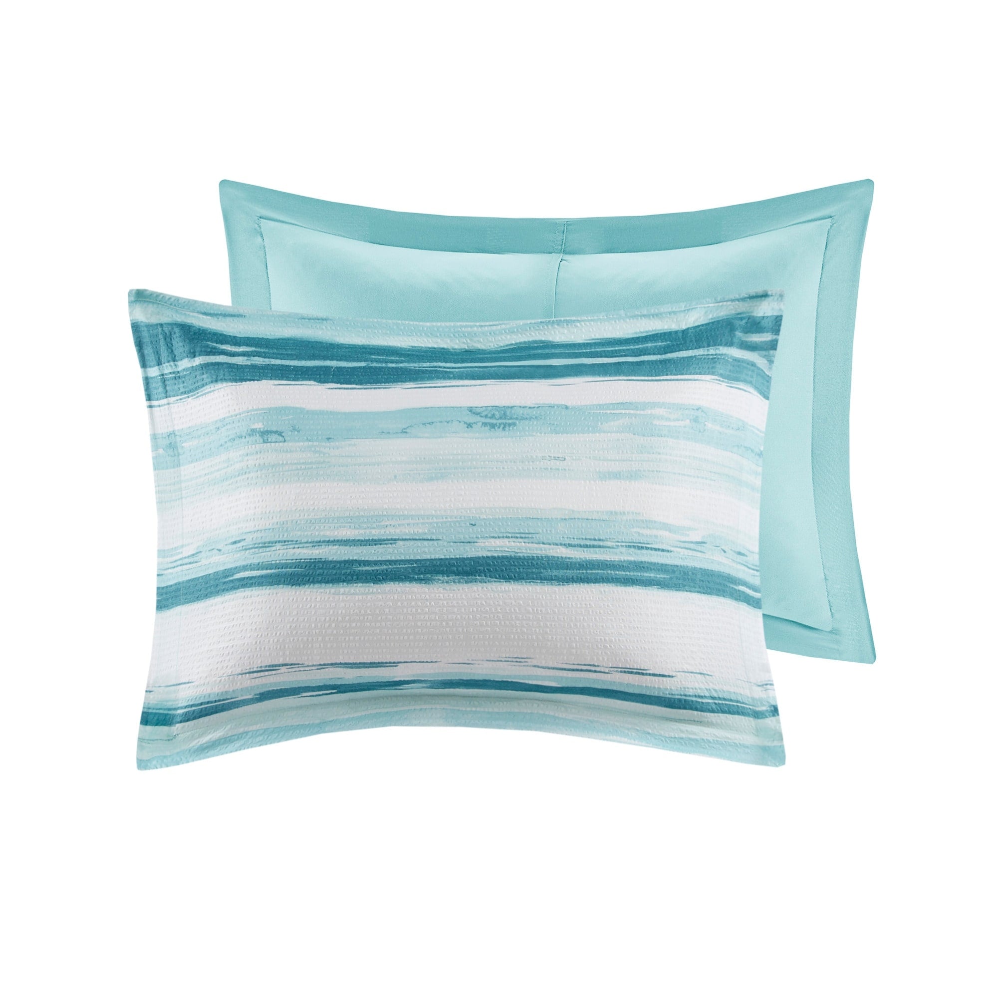 Collection de couettes et de courtepointes en seersucker imprimé Madison Park Anchorage, 8 pièces