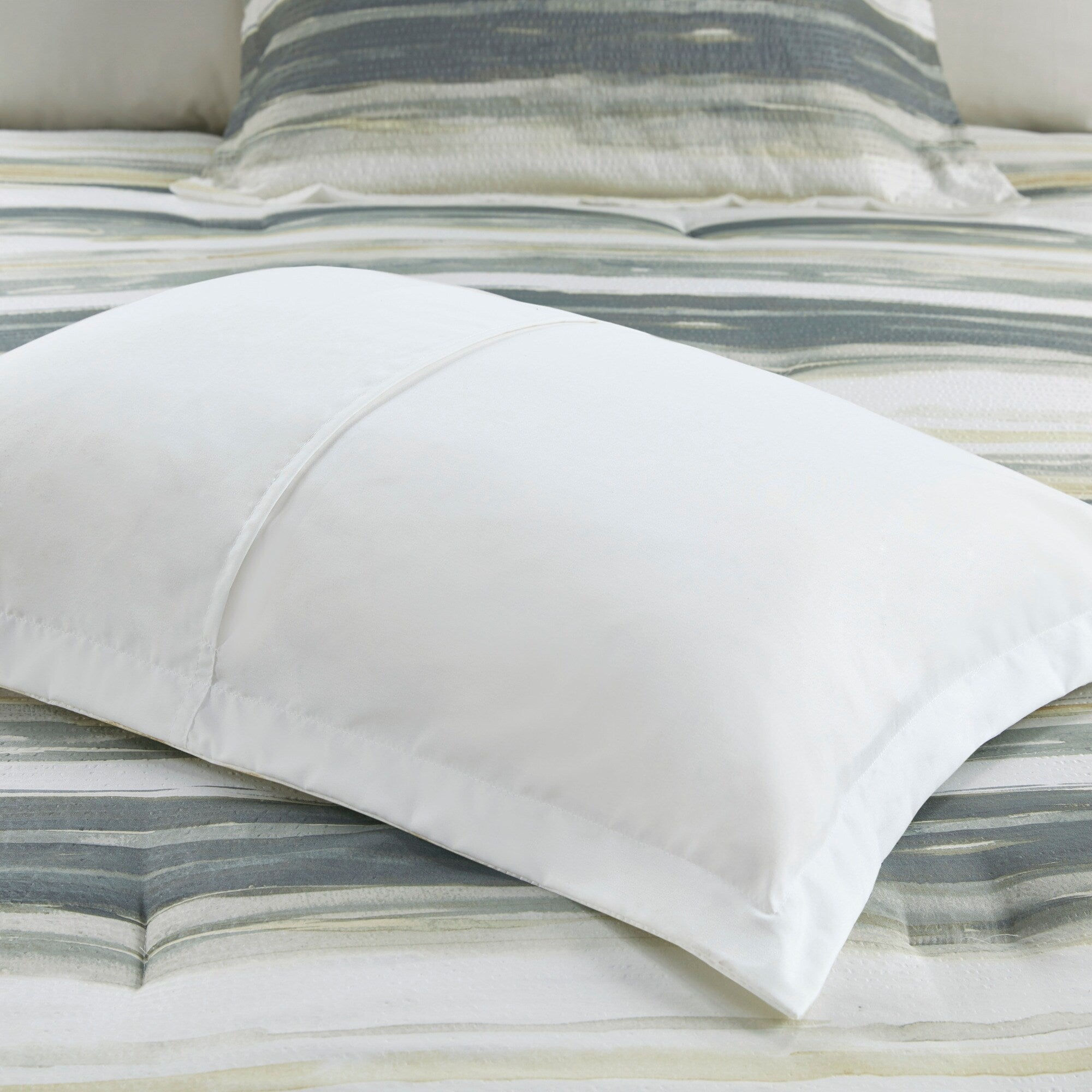 Collection de couettes et de courtepointes en seersucker imprimé Madison Park Anchorage, 8 pièces