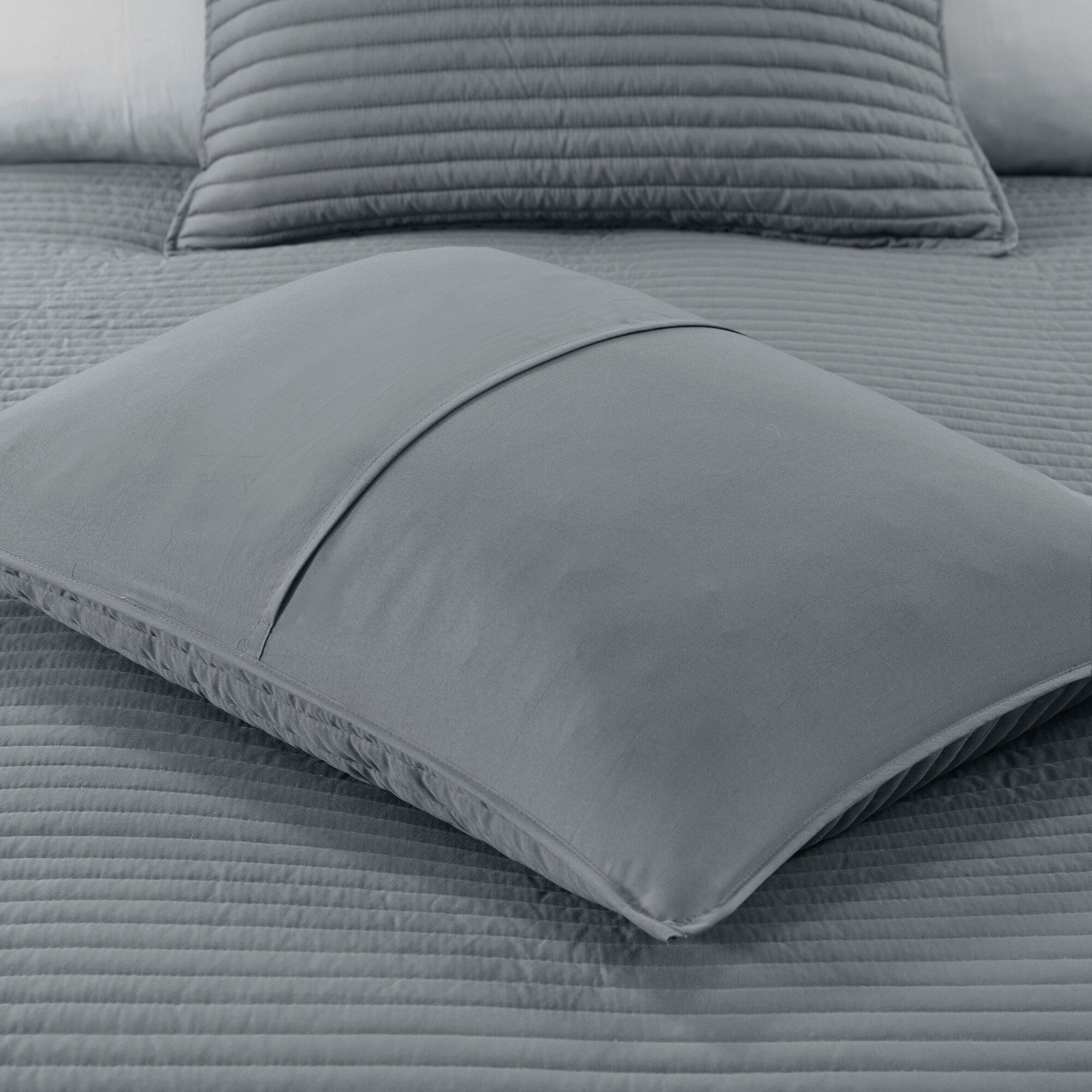 Collection de couettes et de courtepointes en seersucker imprimé Madison Park Anchorage, 8 pièces