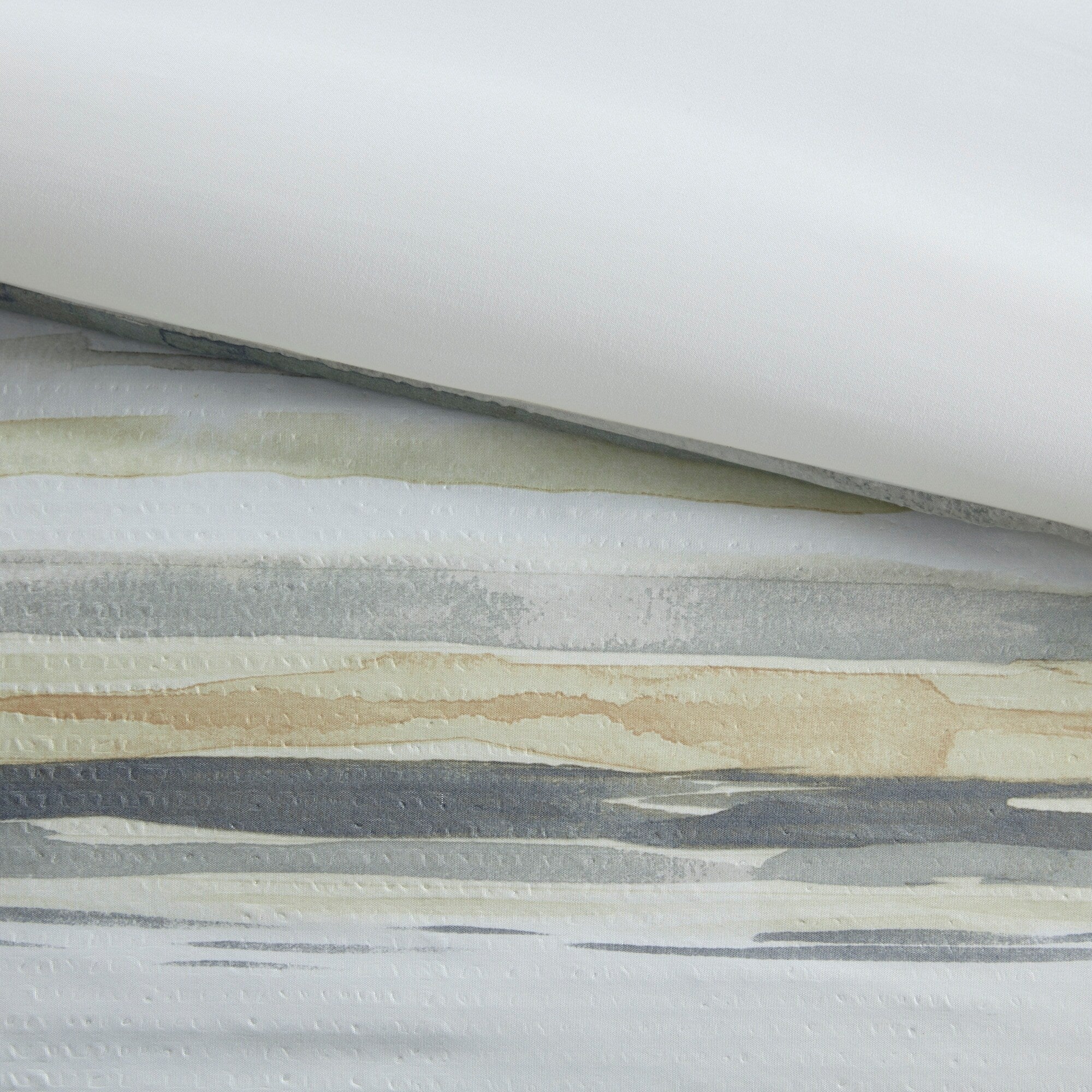 Collection de couettes et de courtepointes en seersucker imprimé Madison Park Anchorage, 8 pièces