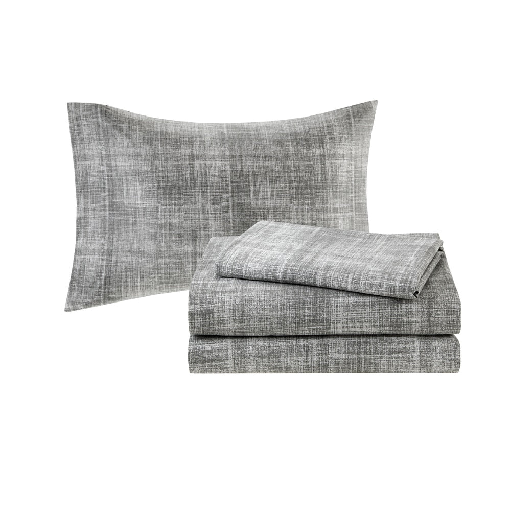 Parure de lit Madison Park Essentials Barret Aqua avec draps en coton