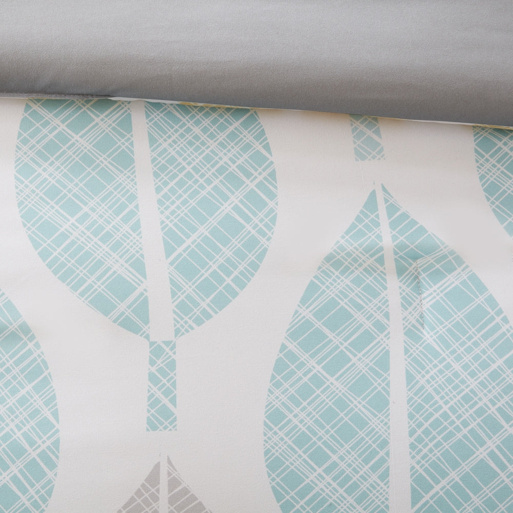 Madison Park Essentials Pelham Bay Parure de lit 9 pièces jaune/aqua avec draps en coton