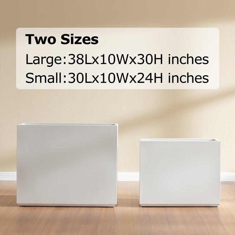 Jardinière métallique robuste pour plantes d'extérieur, 96 x 25 x 76 cm (L x l x H) - 96 x 76 x 25 cm (l x l x H)