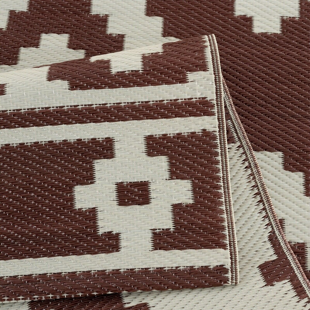 Tapis d'extérieur léger en plastique 100 % écologique Milan Design