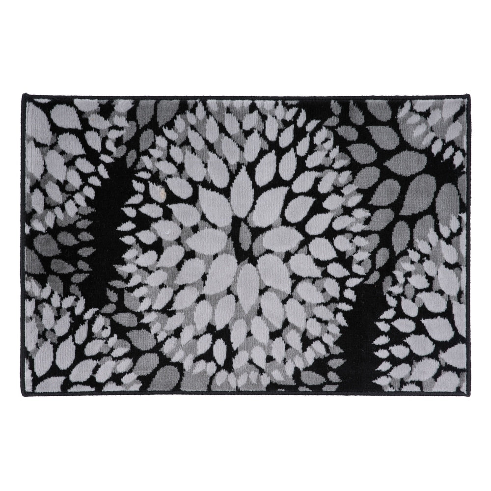 Tapis moderne à motifs floraux circulaires de la World Rug Gallery