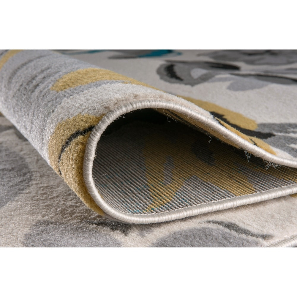 Tapis à motif floral moderne World Rug Gallery