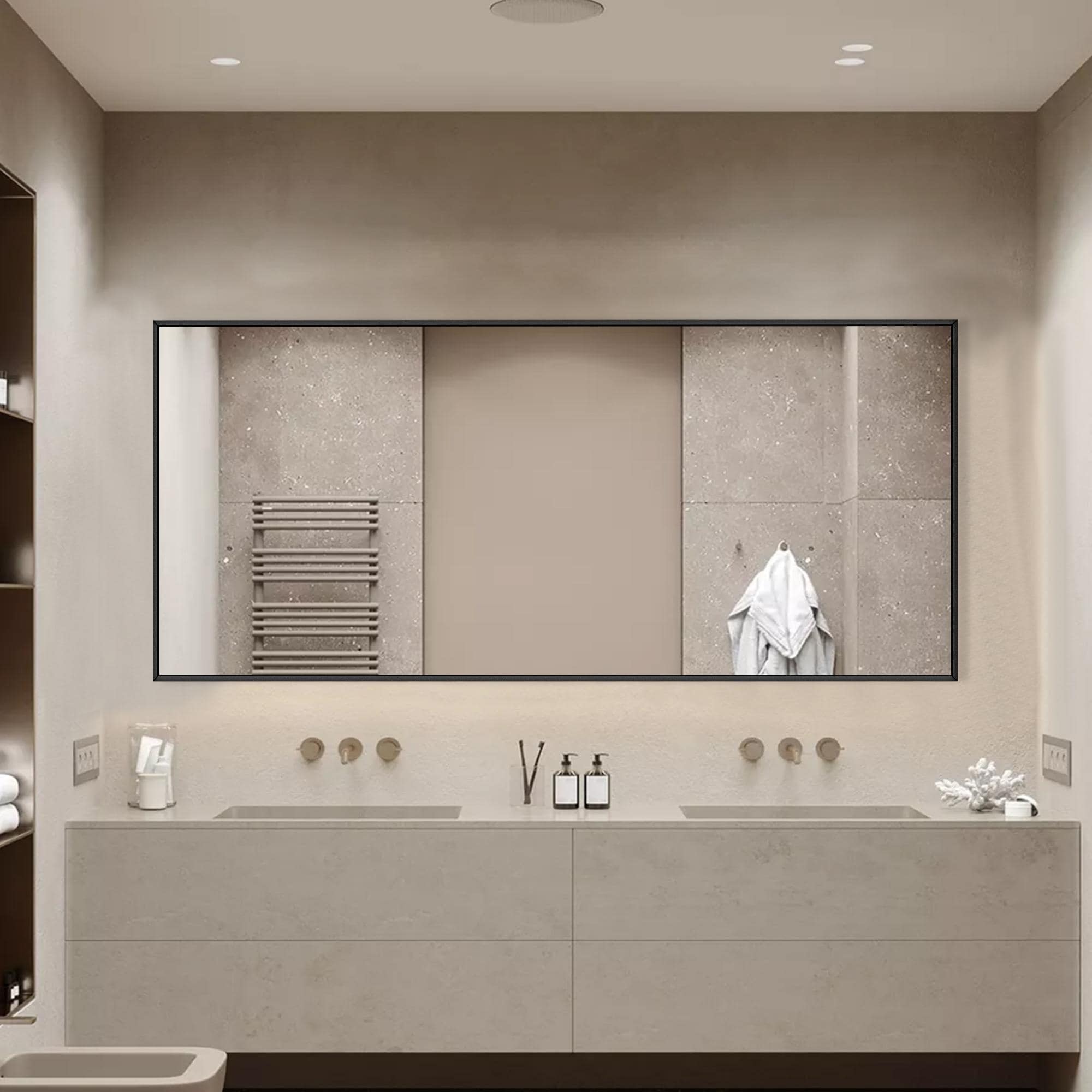 Miroir de sol moderne pleine longueur Miroir autoportant