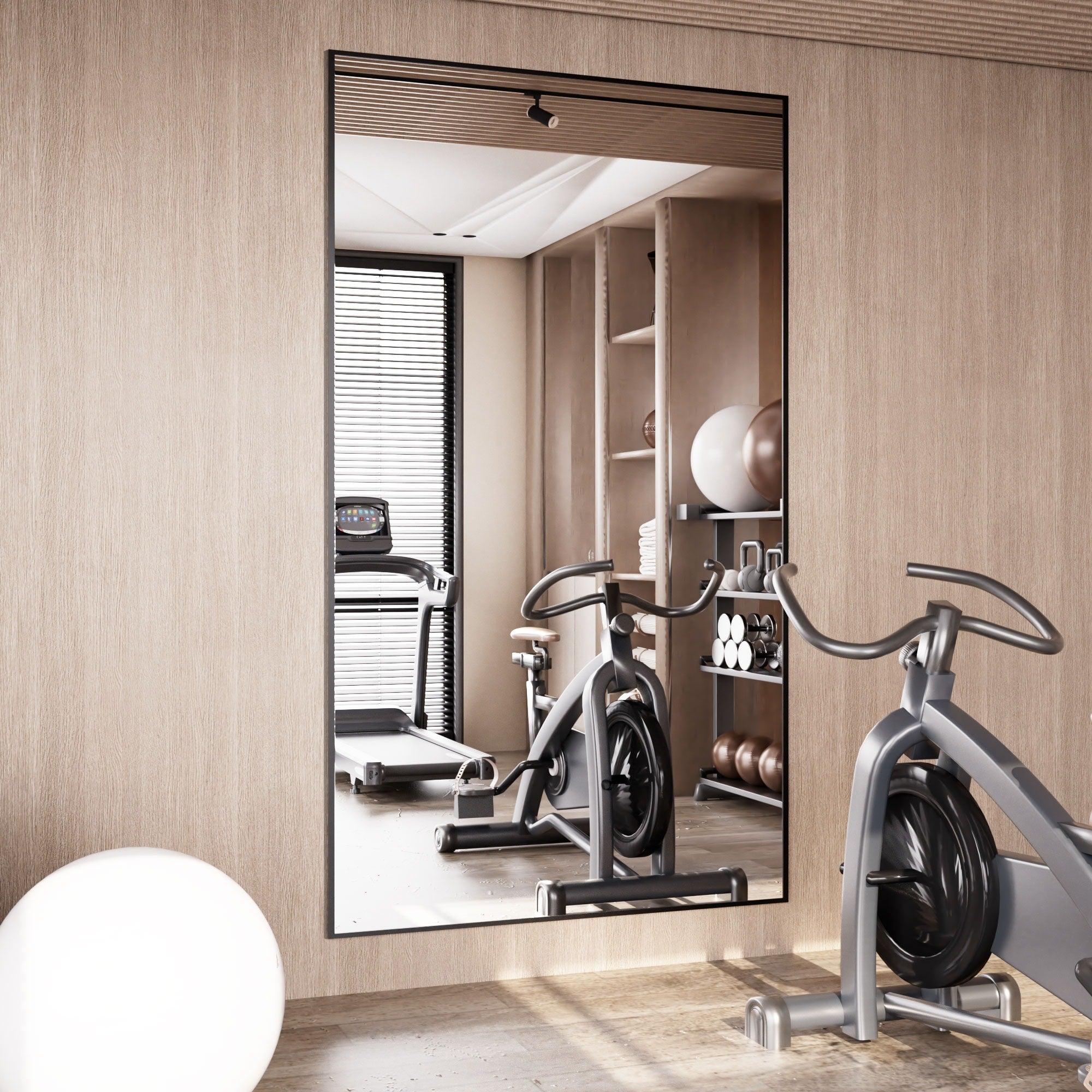 Miroir de sol moderne pleine longueur Miroir autoportant