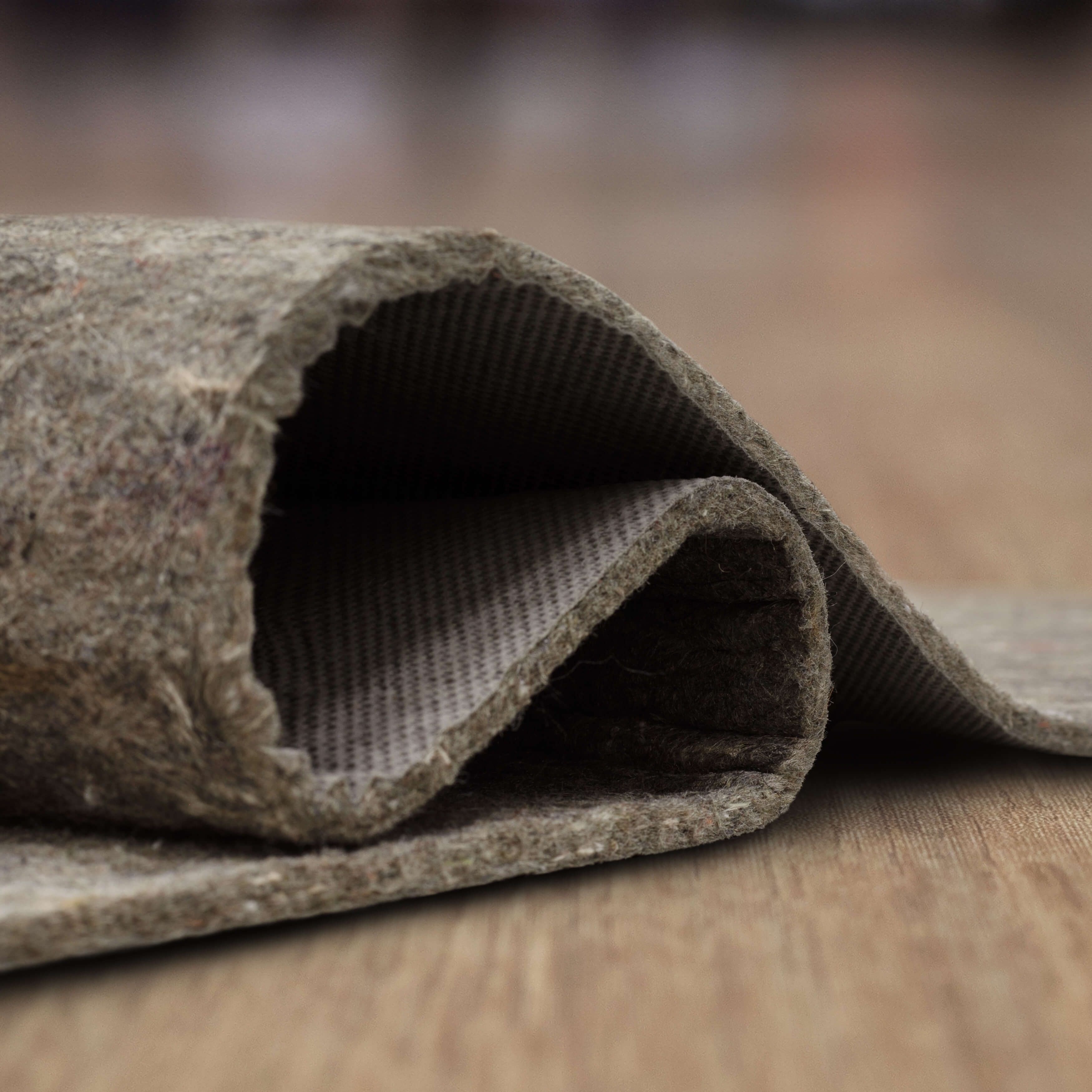 Mohawk Home Tapis antidérapant en feutre épais de 9,5 mm, réversible - Gris