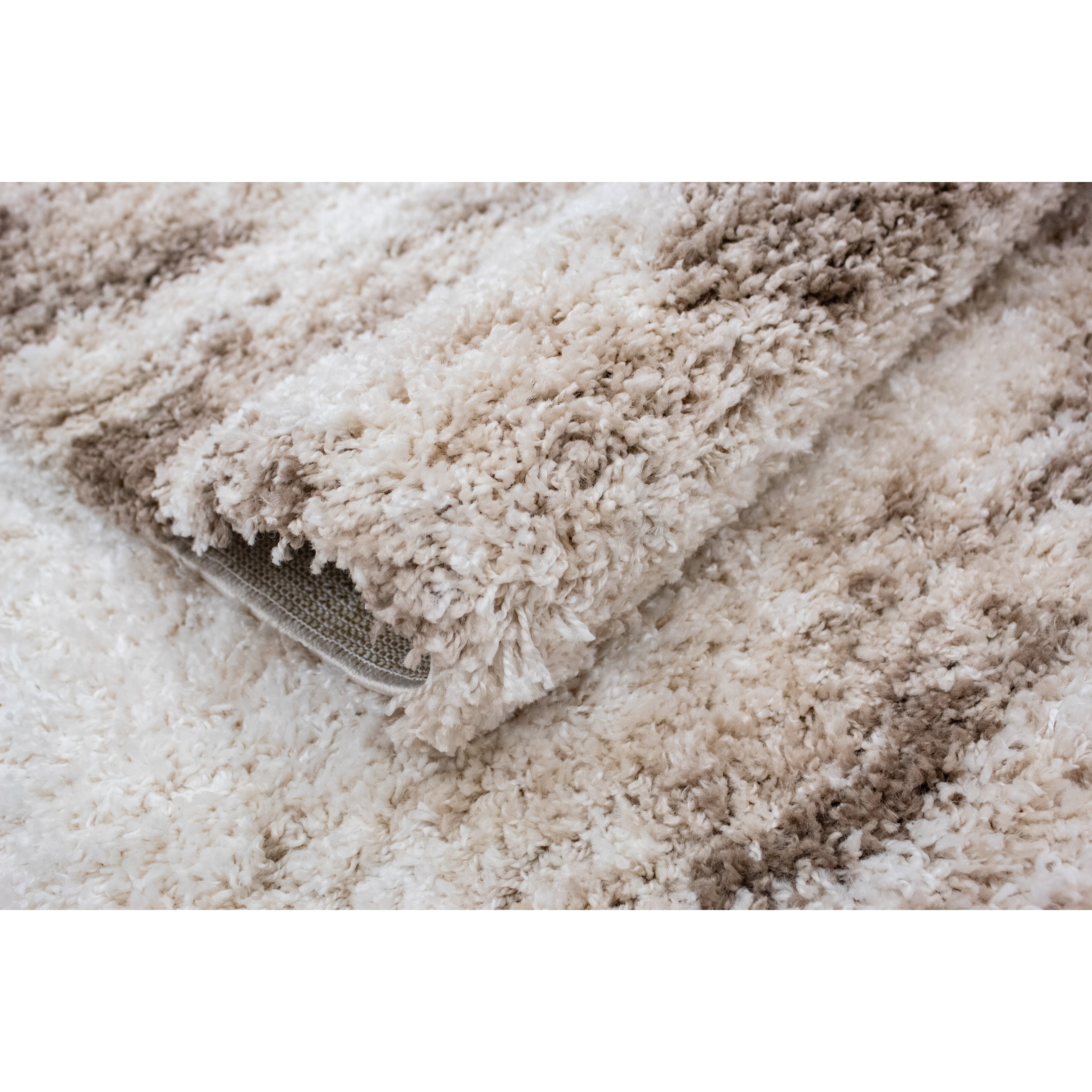 Noori Rug Lux Madison Tapis à poils longs abstrait 5,1 cm