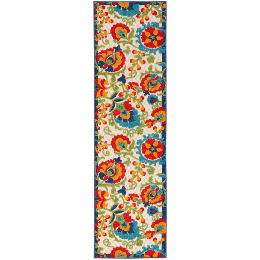 Tapis floral d'intérieur/extérieur Nourison Alice