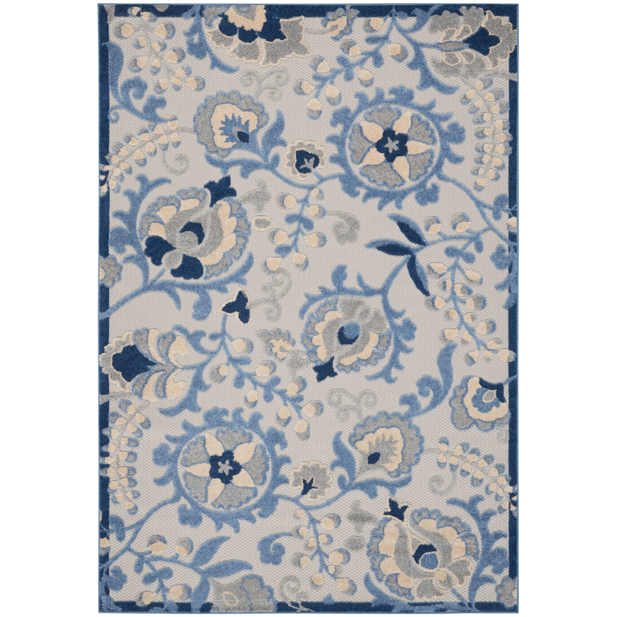 Tapis floral d'intérieur/extérieur Nourison Alice