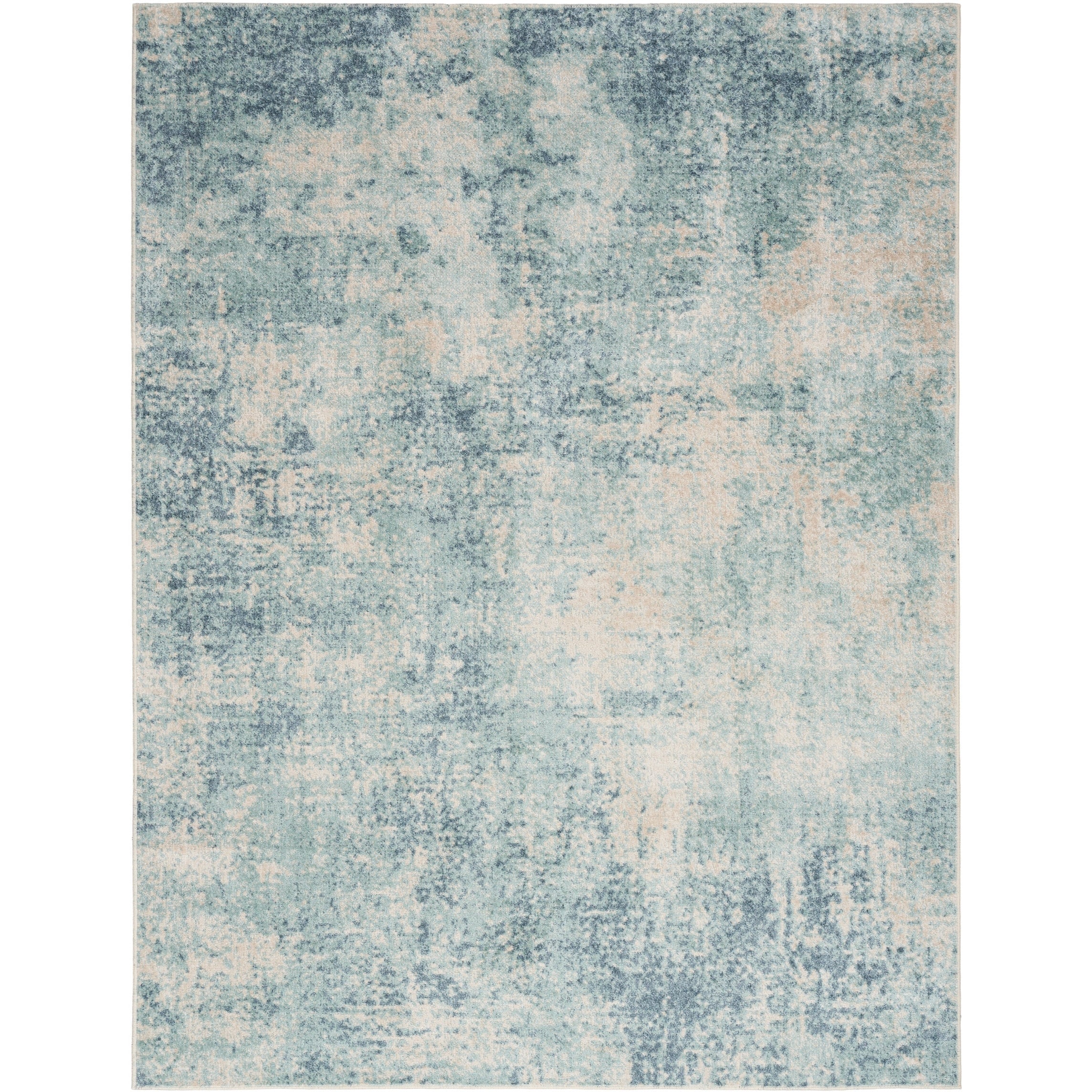 Tapis abstrait lavable en machine Nourison Astra