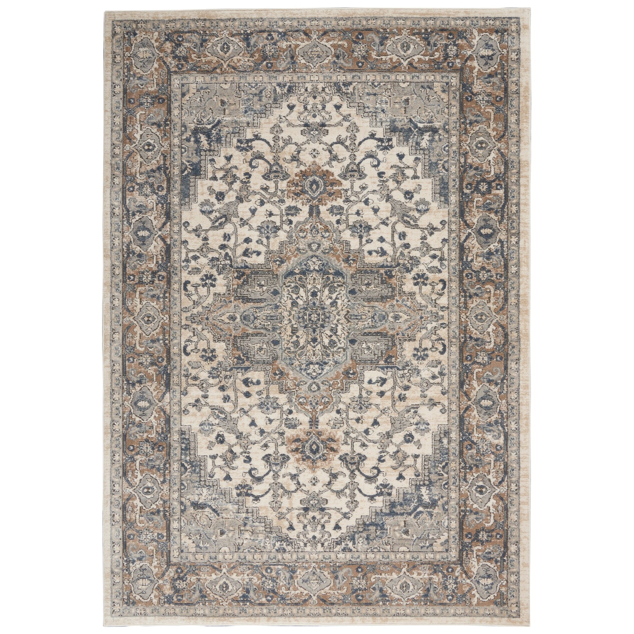 Tapis médaillon persan classique Nourison Concerto.