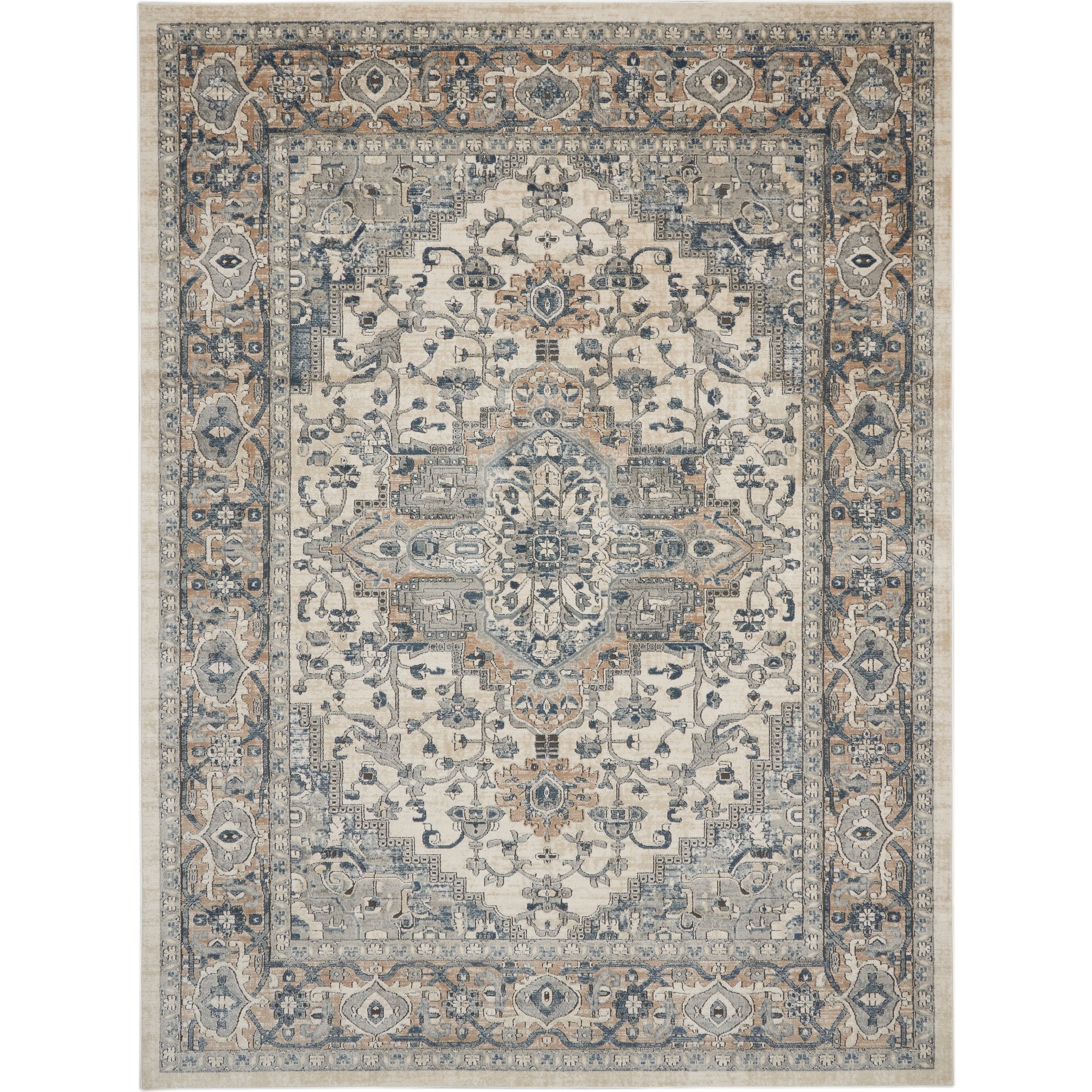 Tapis médaillon persan classique Nourison Concerto.