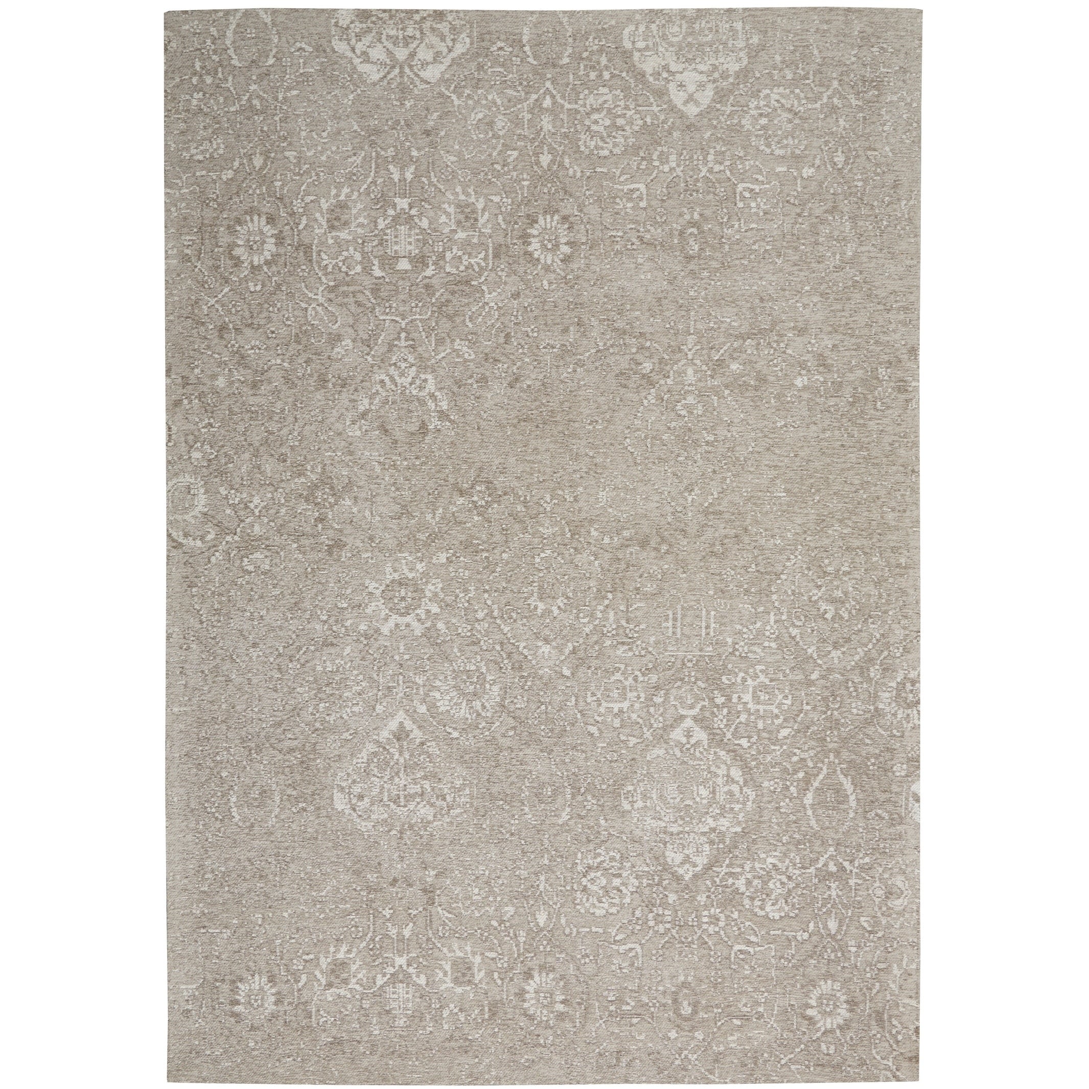 Tapis contemporain Nourison Damask vieilli