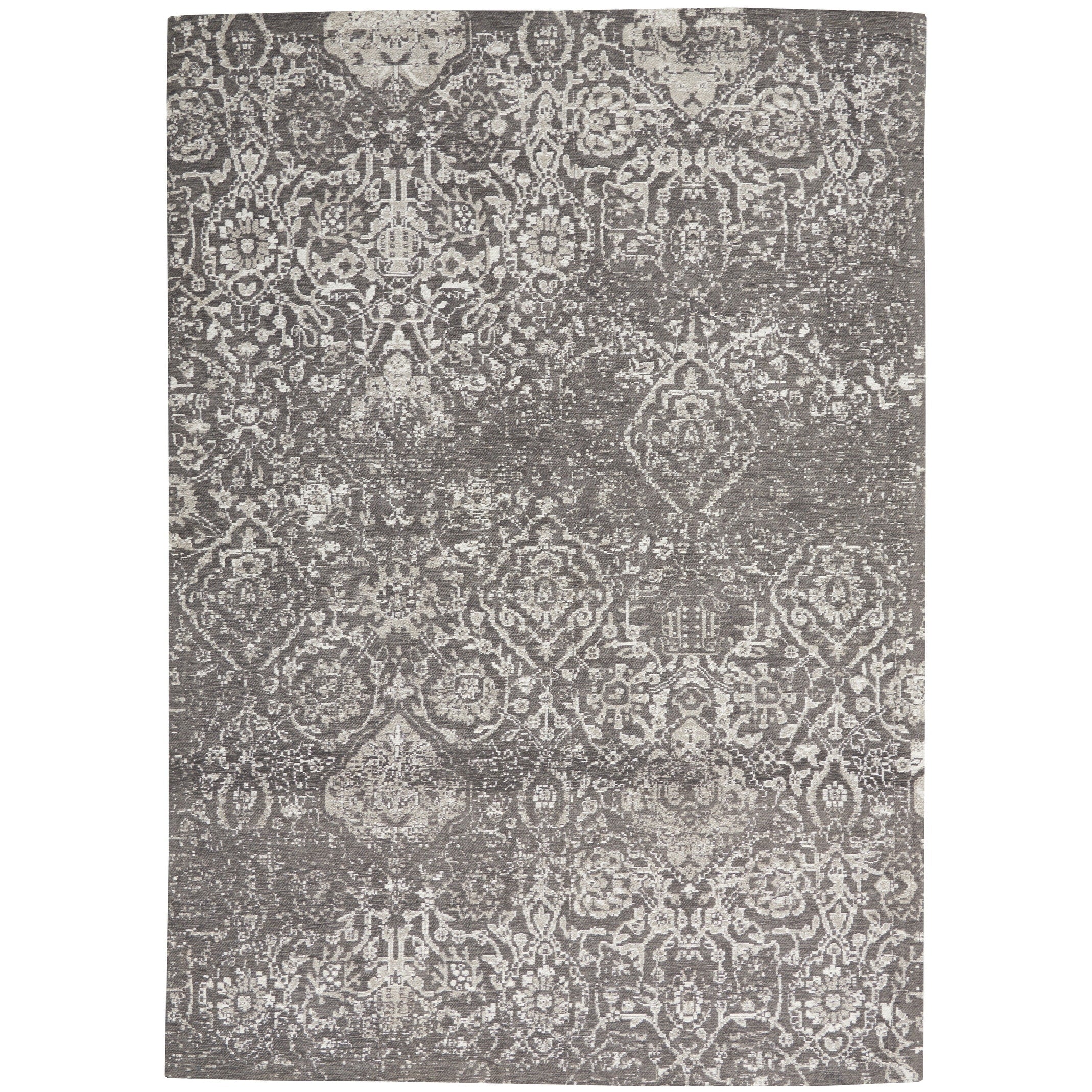 Tapis contemporain Nourison Damask vieilli