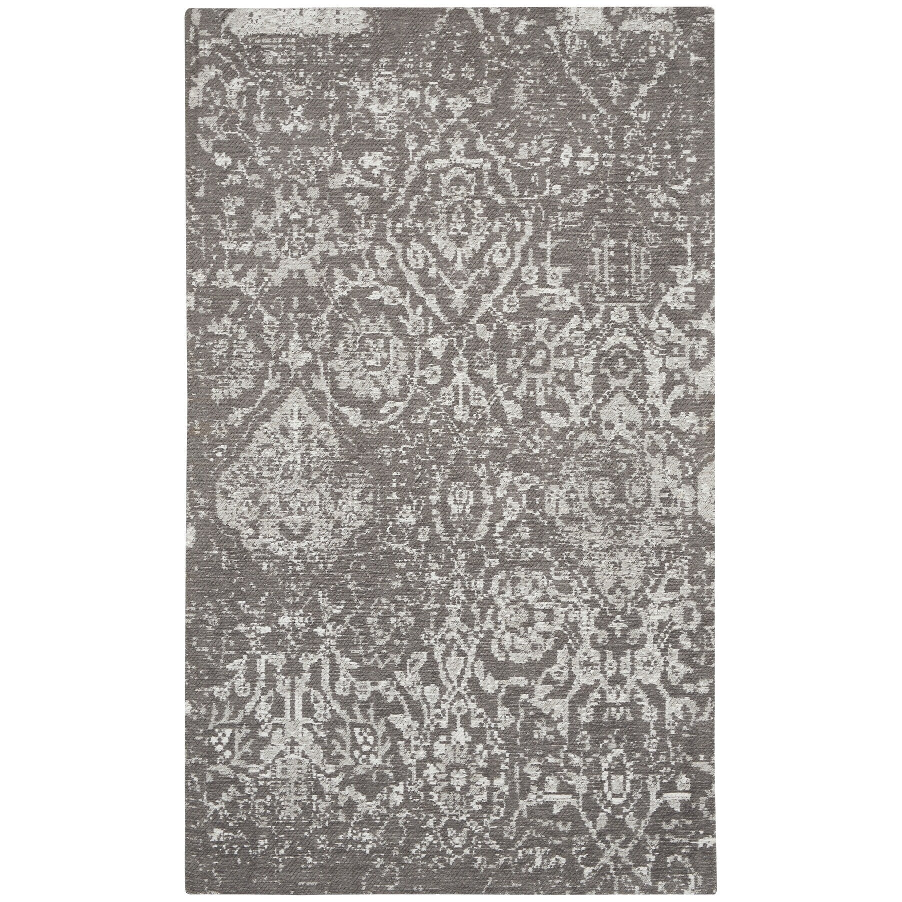 Tapis contemporain Nourison Damask vieilli