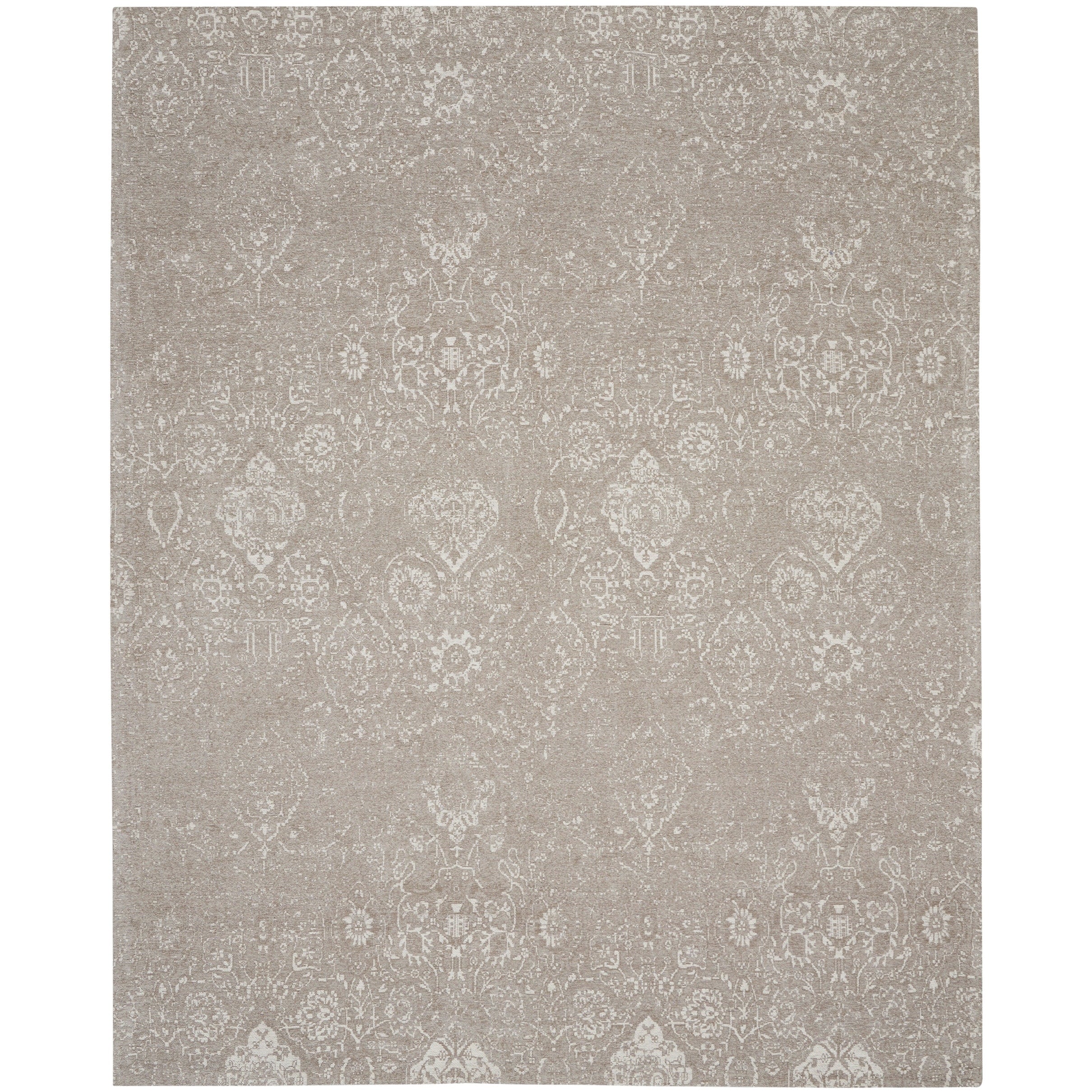 Tapis contemporain Nourison Damask vieilli