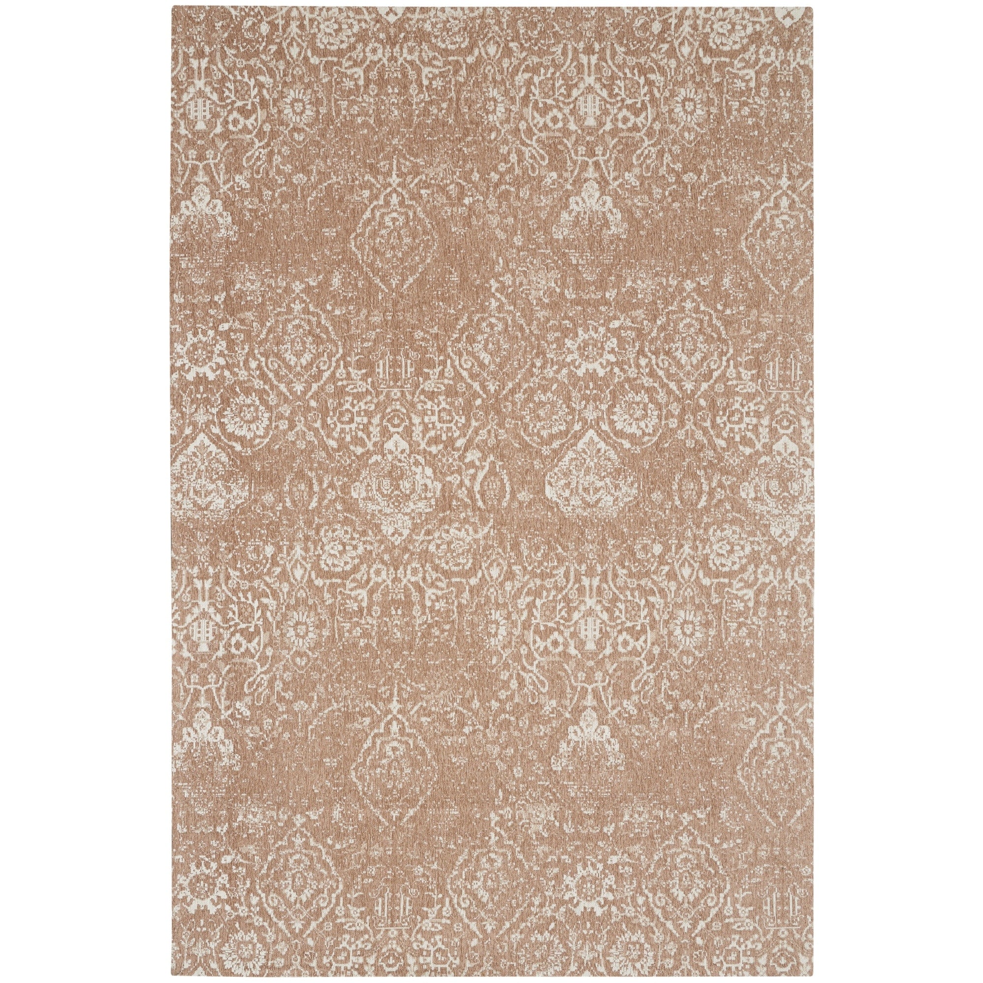 Tapis contemporain Nourison Damask vieilli