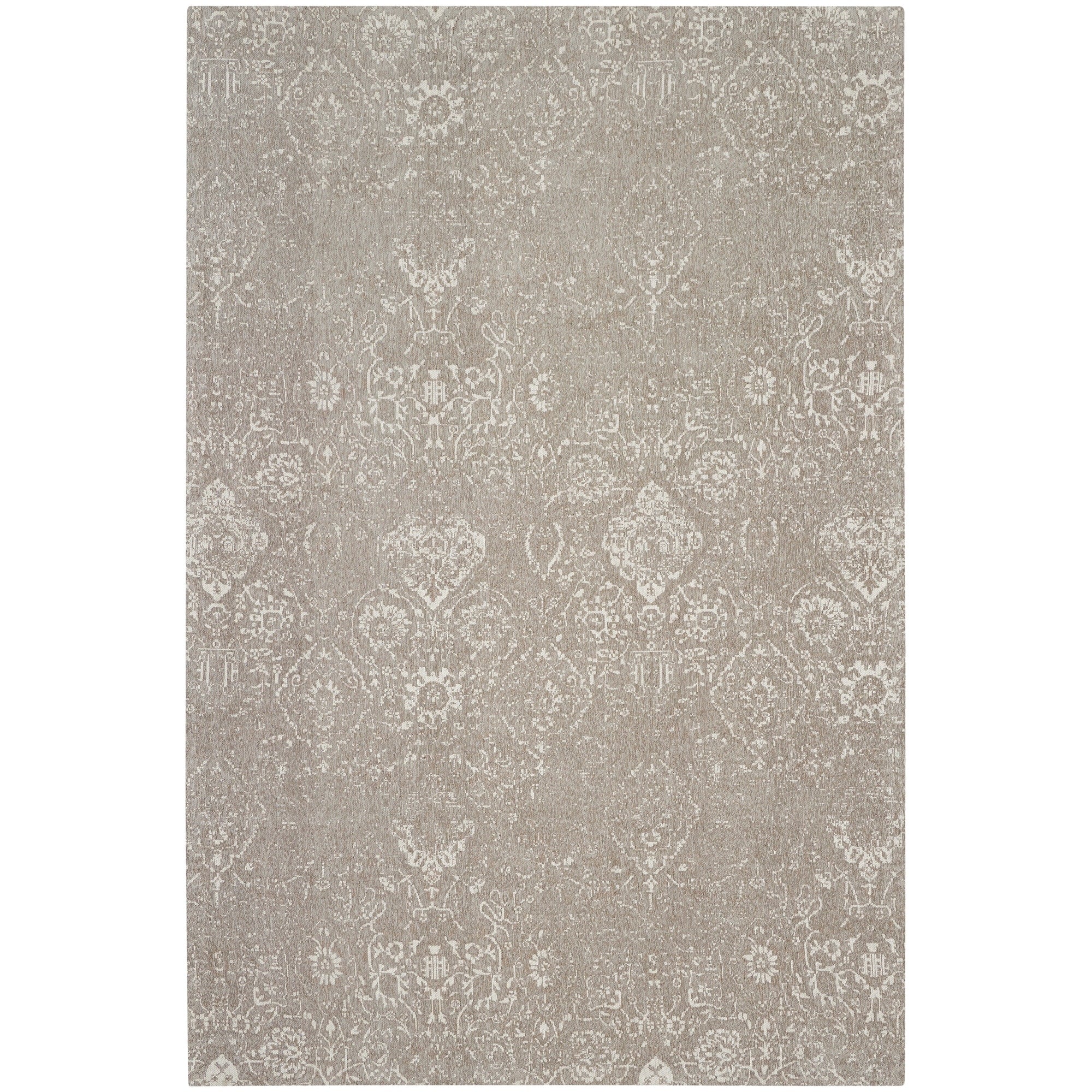 Tapis contemporain Nourison Damask vieilli