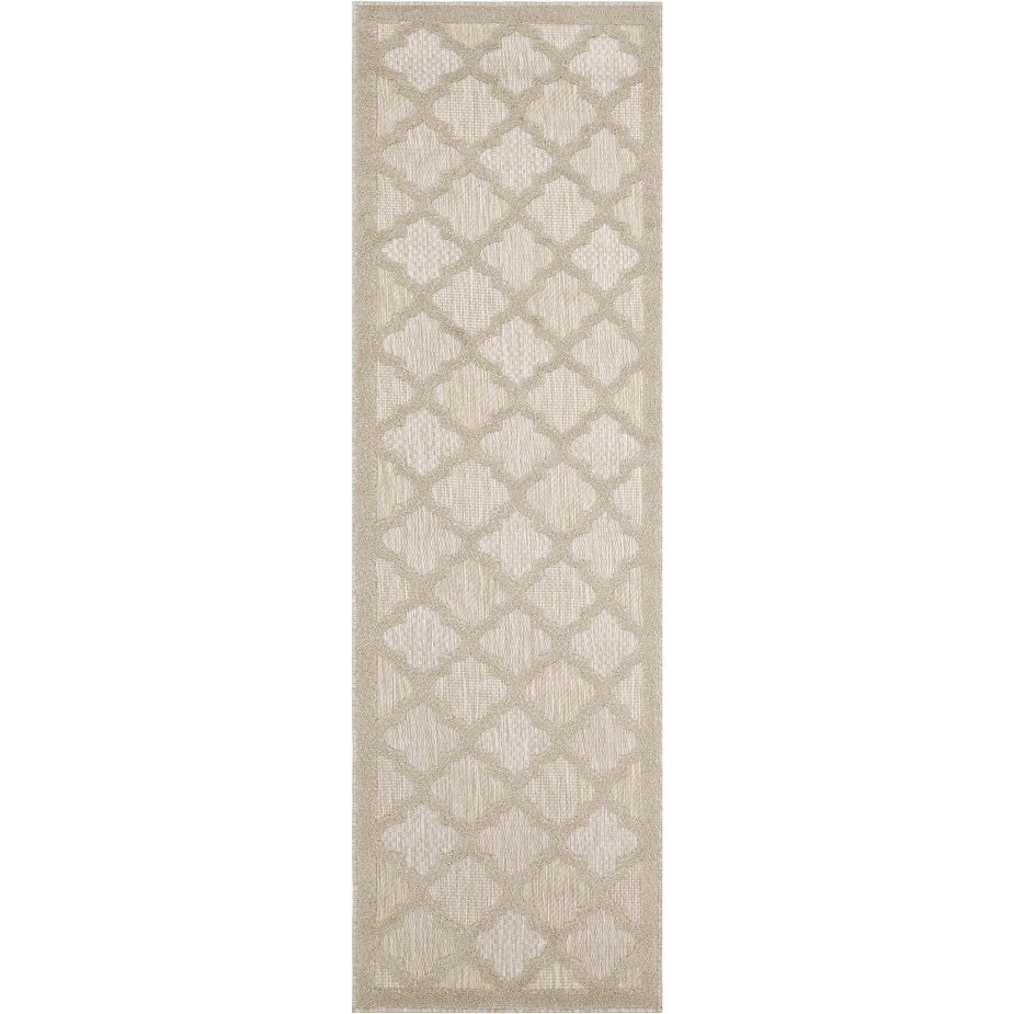 Tapis marocain en treillis Nourison, facile d'entretien, pour intérieur et extérieur