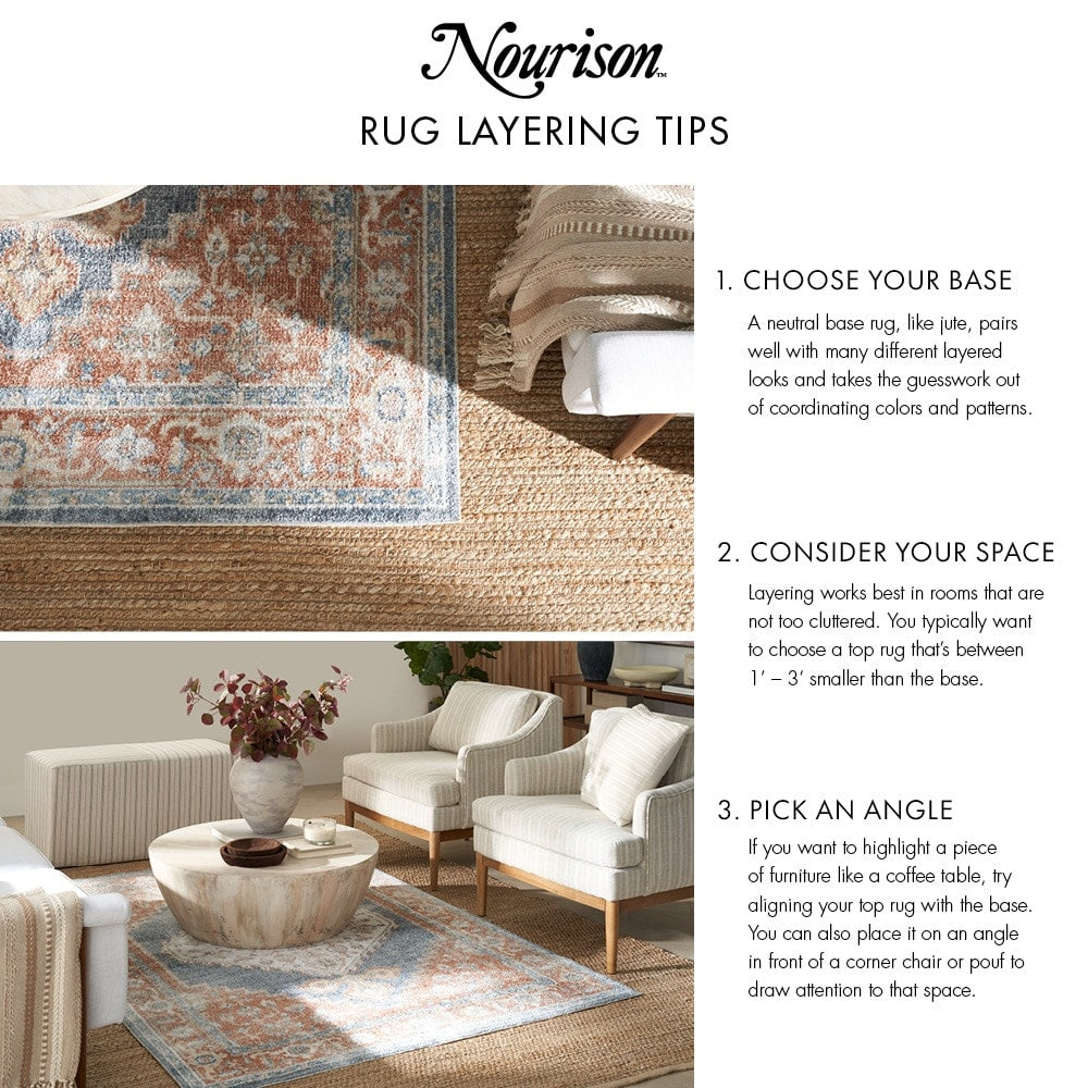 Tapis uni d'intérieur/extérieur Nourison Essentials
