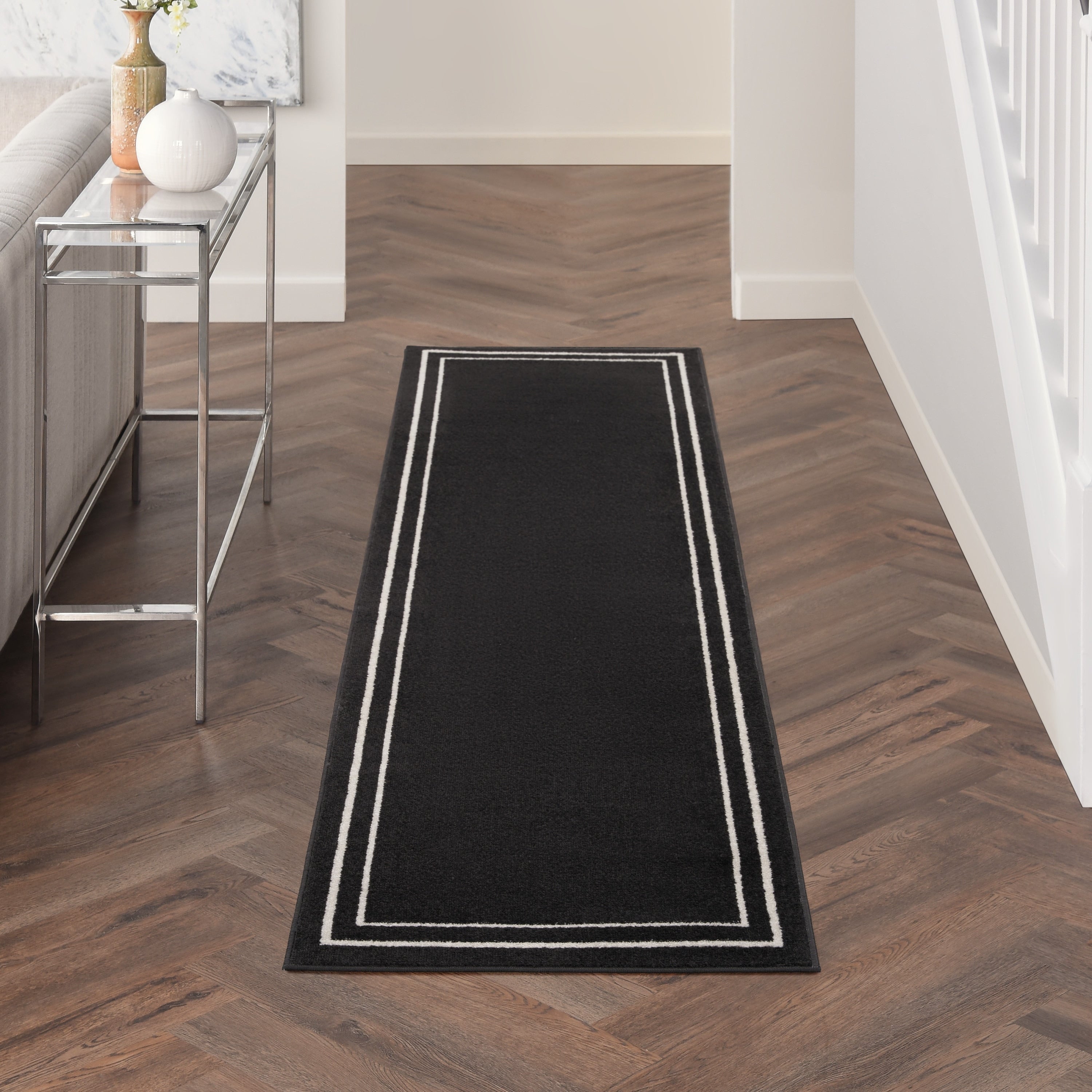 Tapis uni d'intérieur/extérieur Nourison Essentials