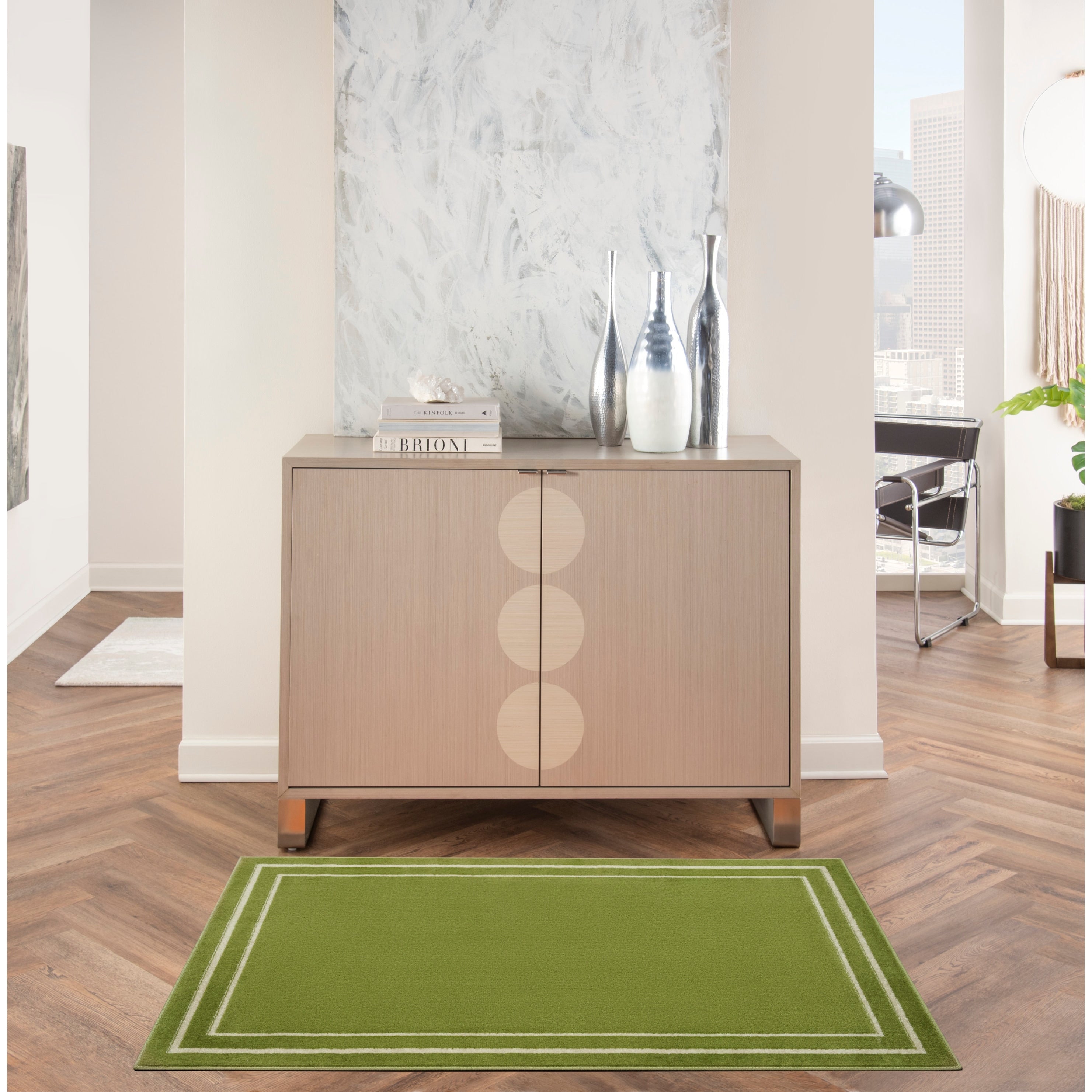 Tapis uni d'intérieur/extérieur Nourison Essentials