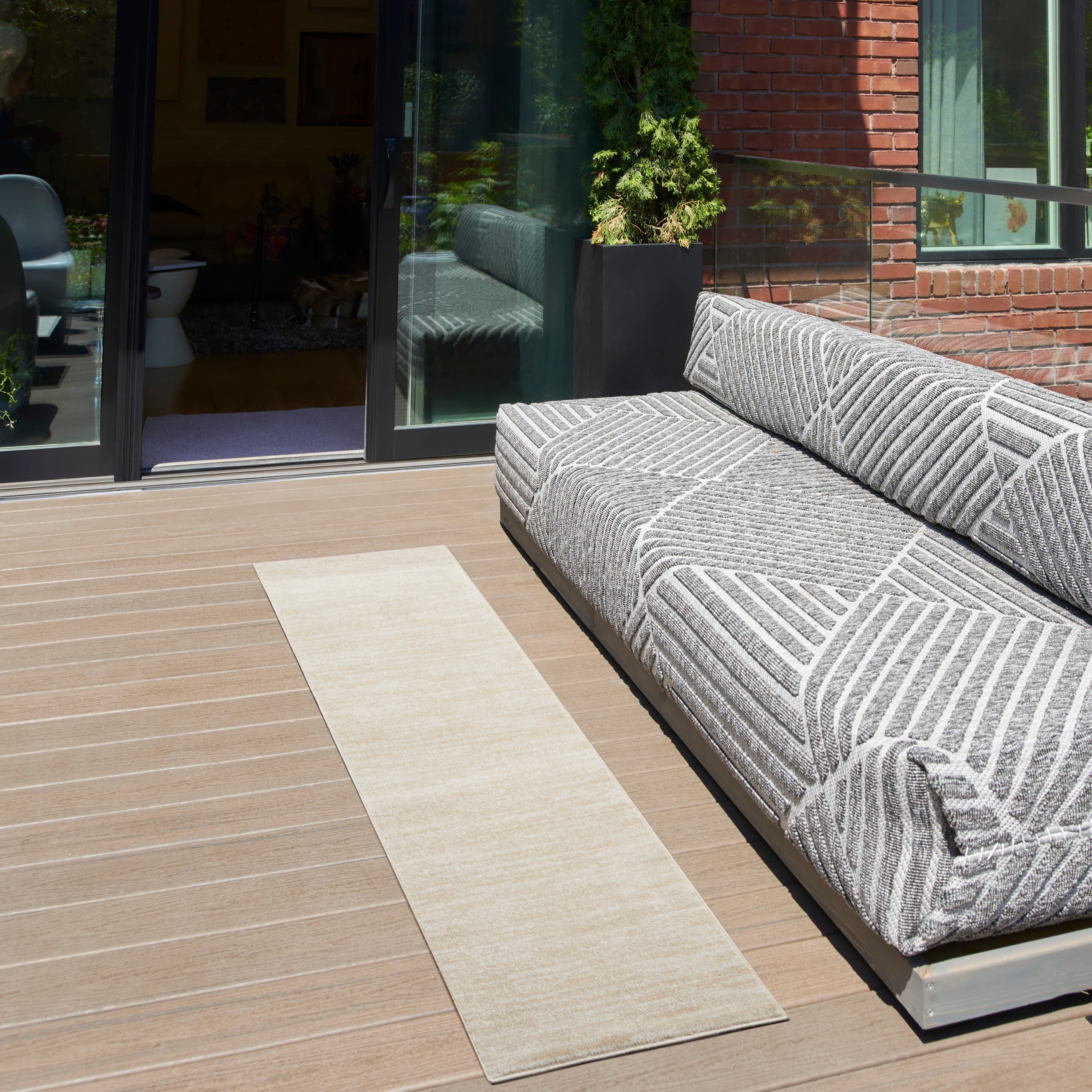 Tapis contemporain d'intérieur/extérieur Nourison Essentials