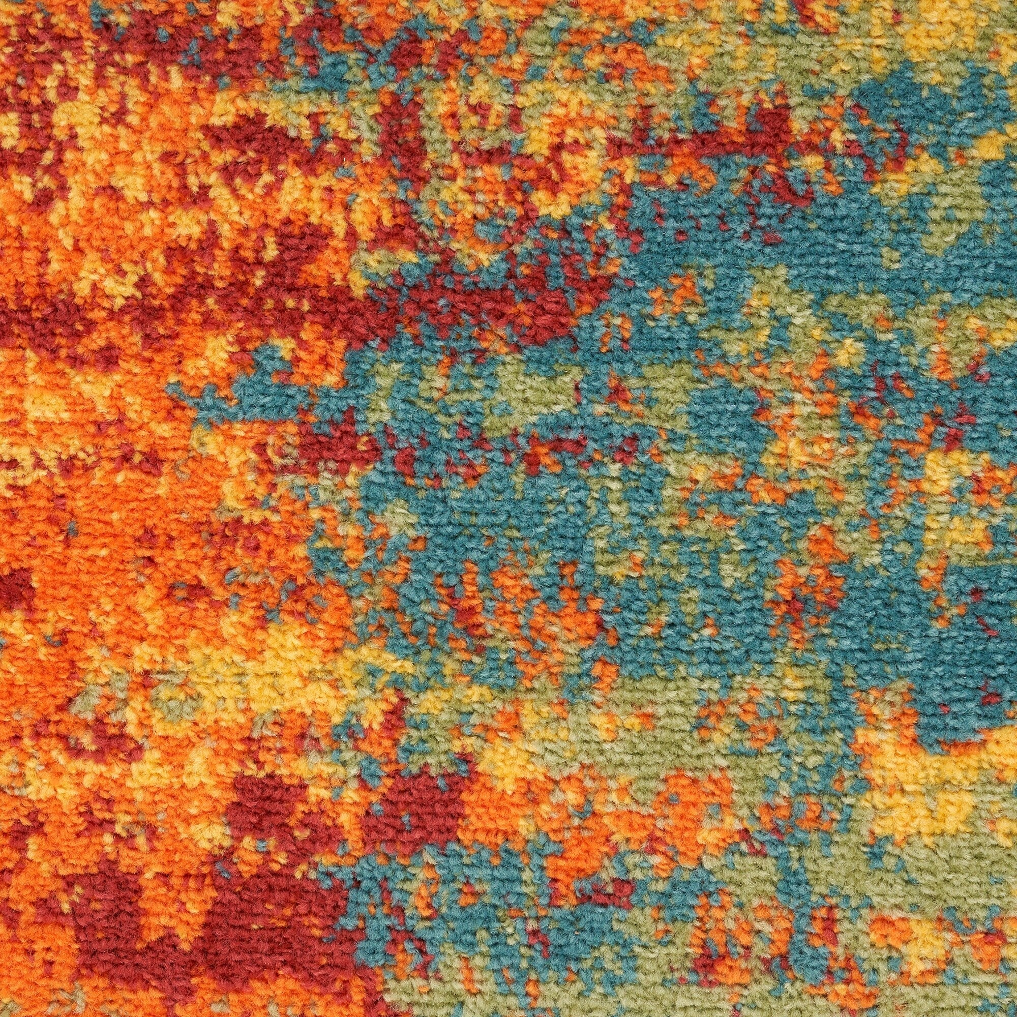 Tapis abstrait d'intérieur/extérieur Nourison Sandy