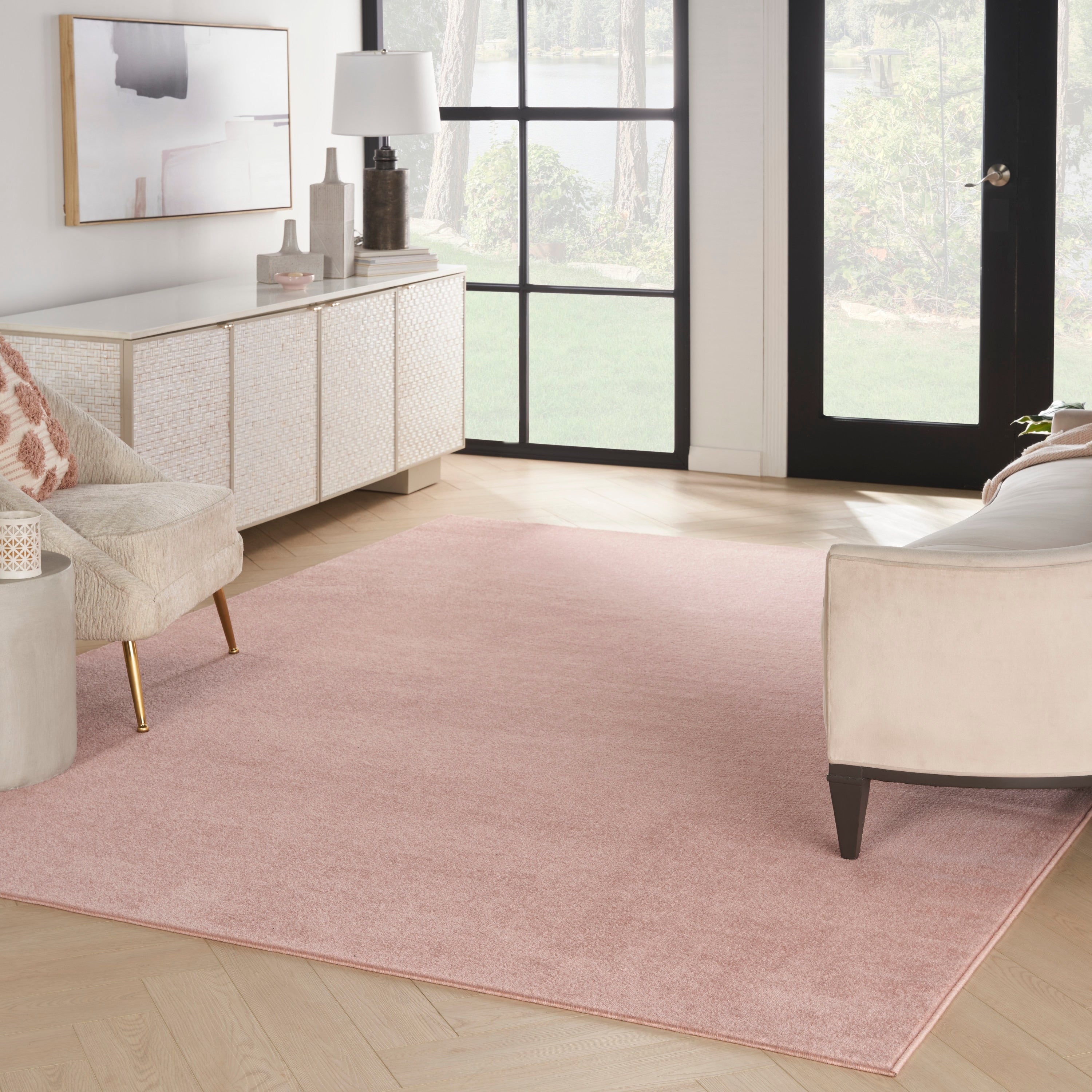 Tapis d'intérieur/extérieur moderne et solide Nourison