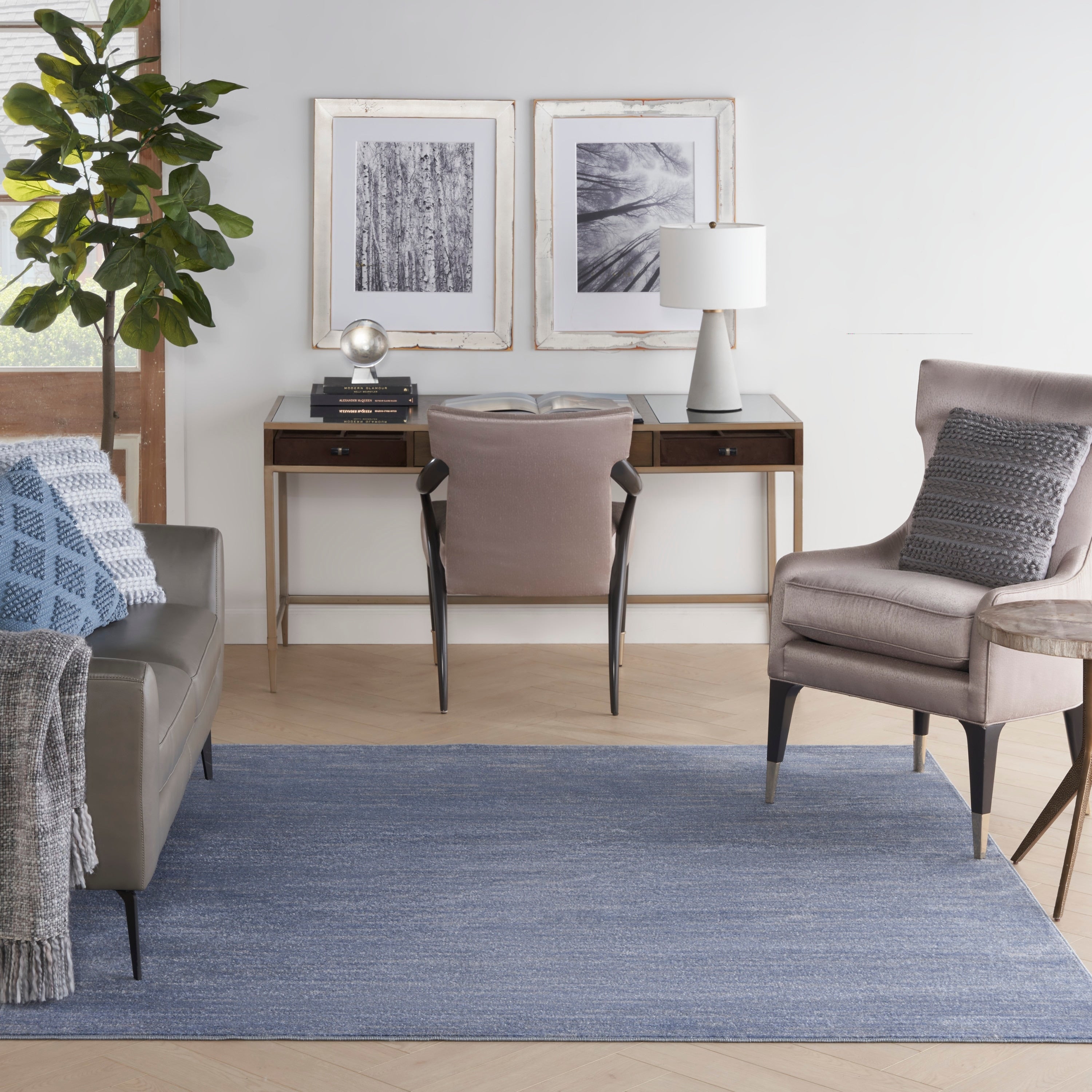 Tapis d'intérieur/extérieur moderne et solide Nourison