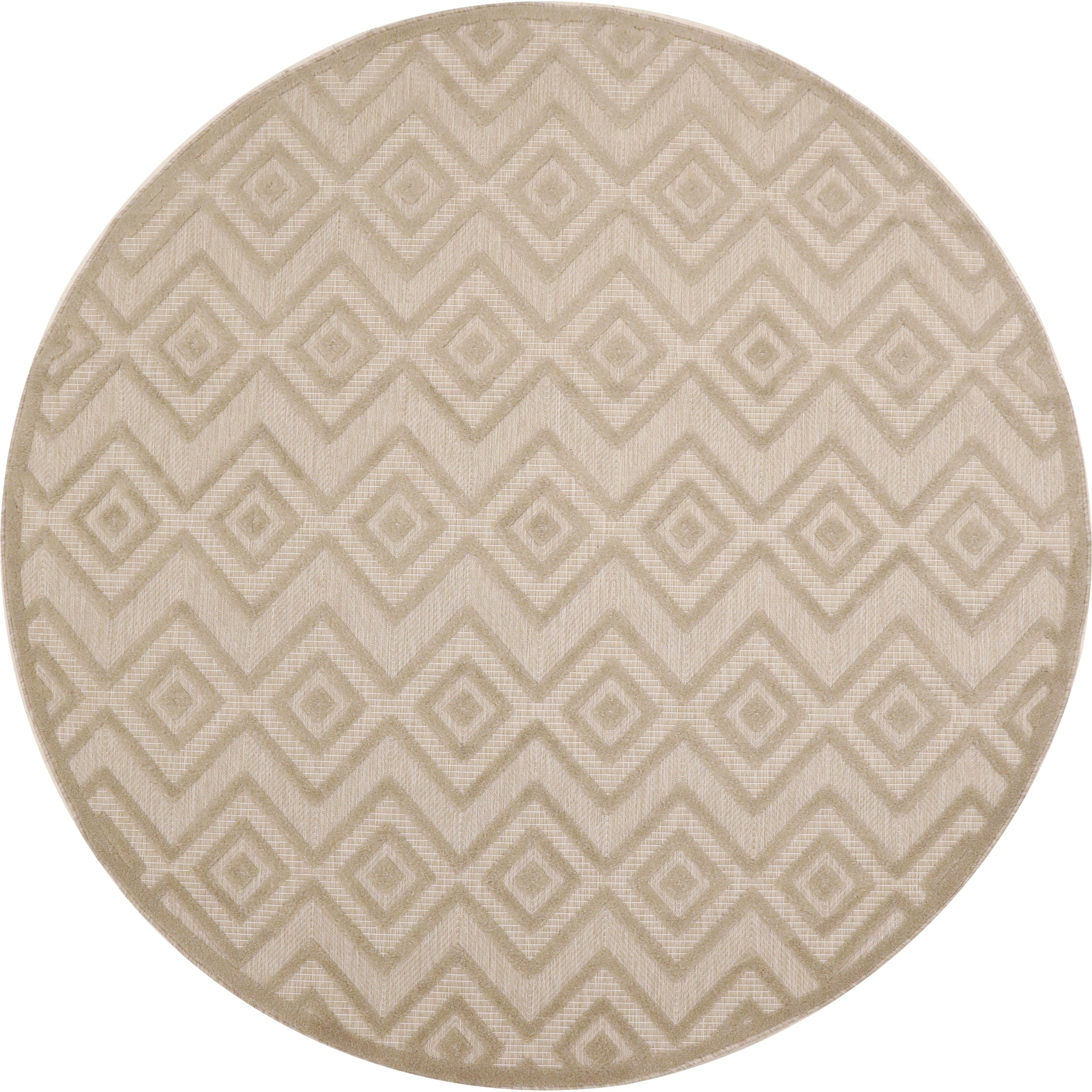 Tapis géométrique polyvalent à tissage plat pour intérieur/extérieur Nourison