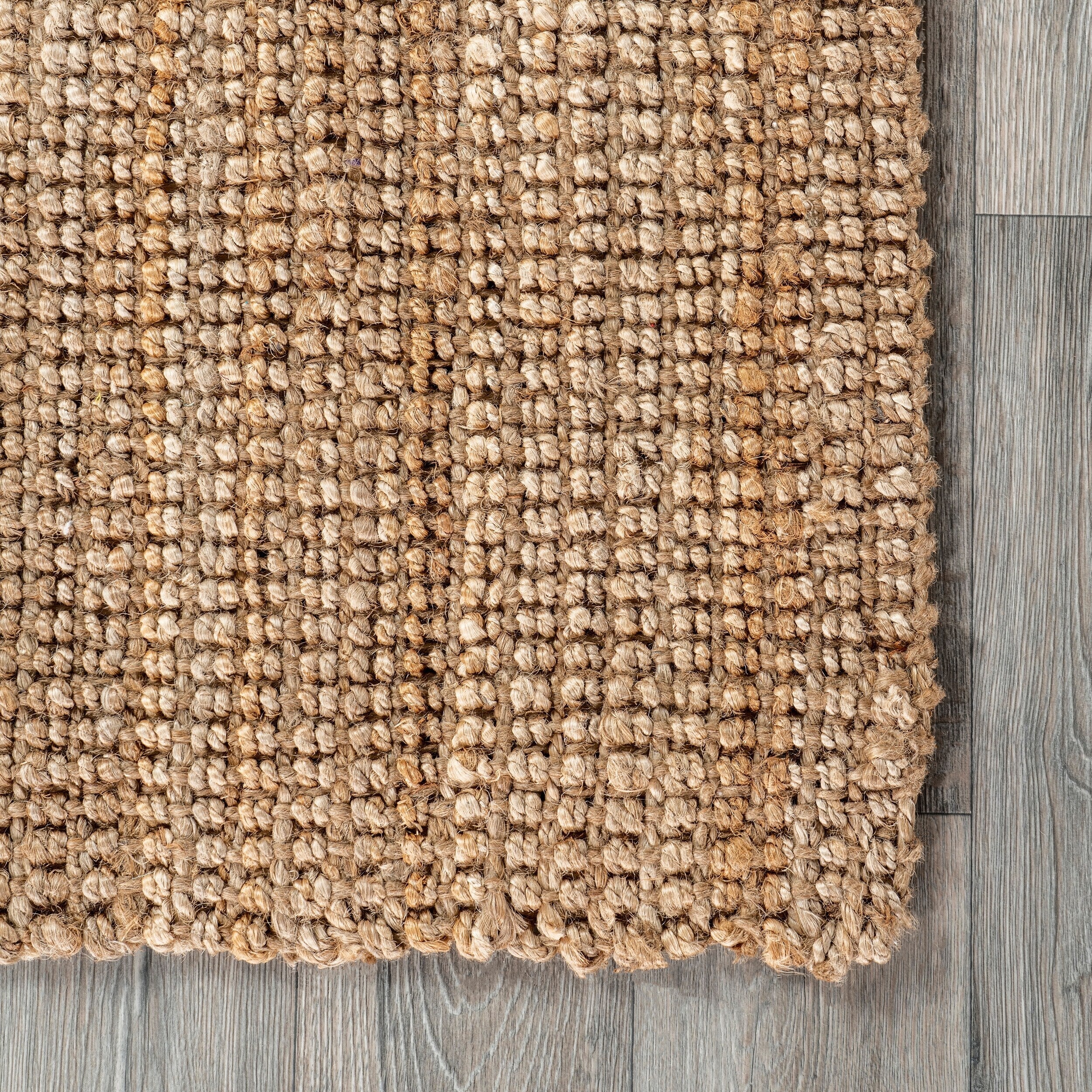 Tapis de ferme en jute massif Nuloom Ashli