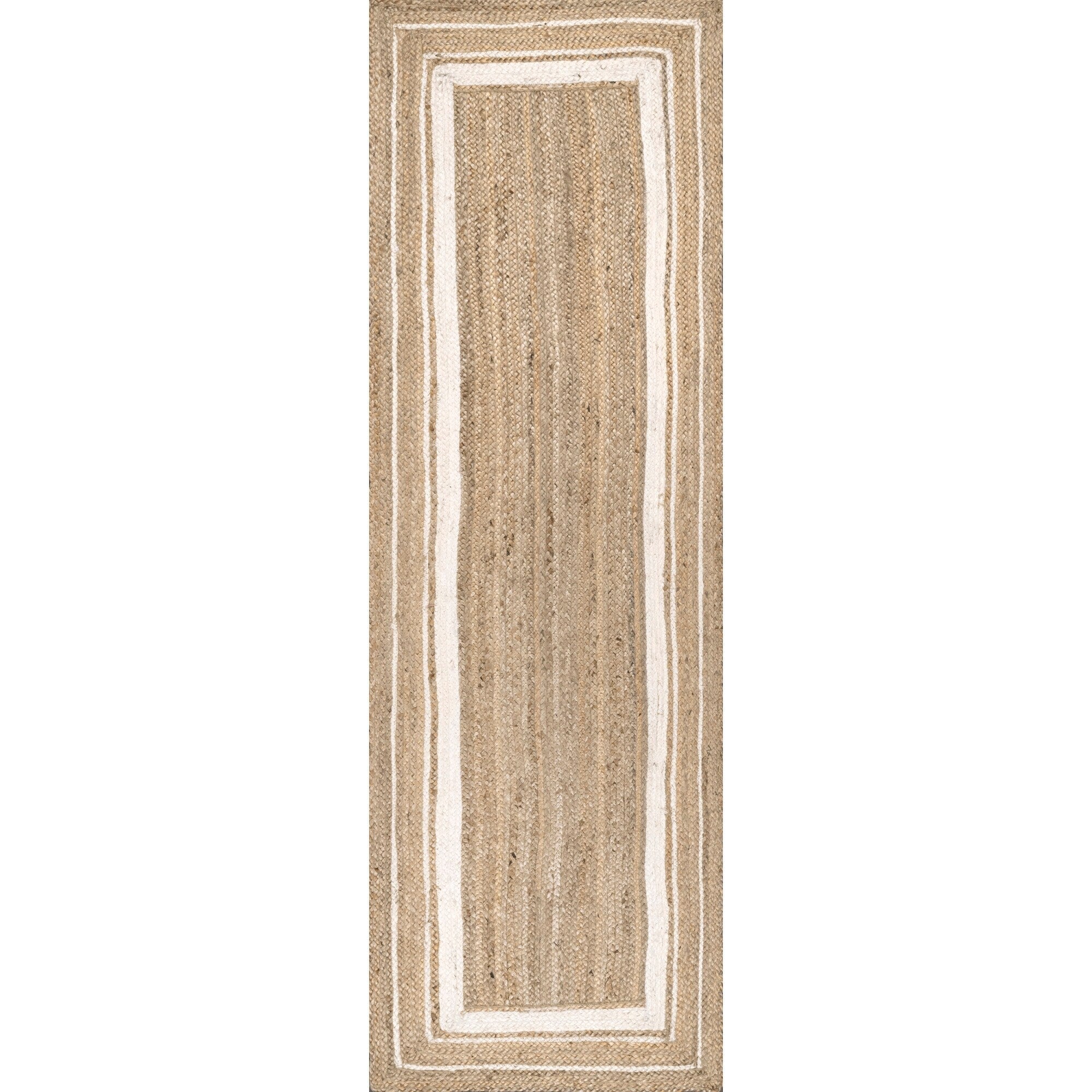 Tapis côtier en jute tressé Nuloom Rikki