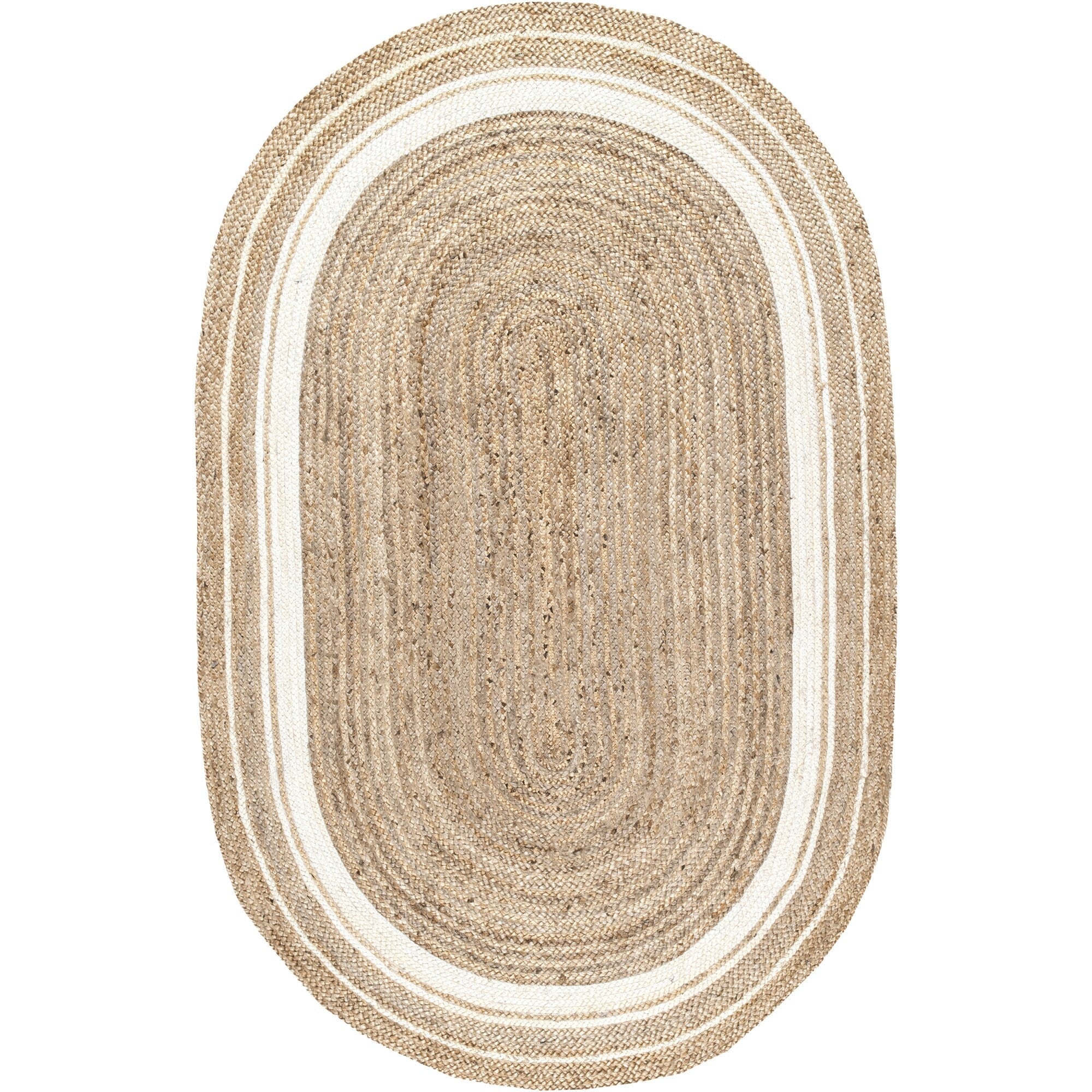 Tapis côtier en jute tressé Nuloom Rikki