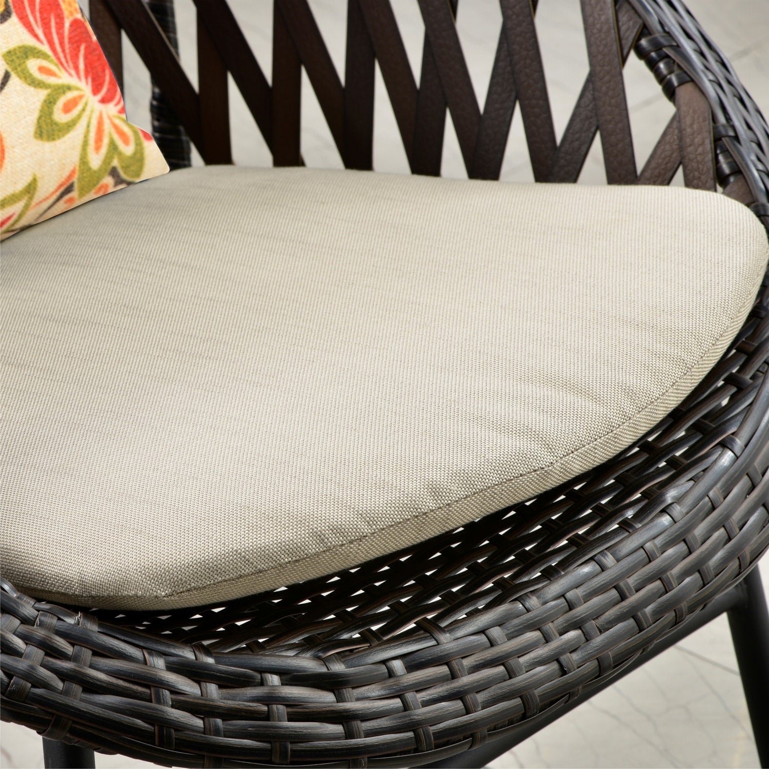 Ensemble bistrot OVIOS 3 pièces avec chaises à bascule et table basse en verre