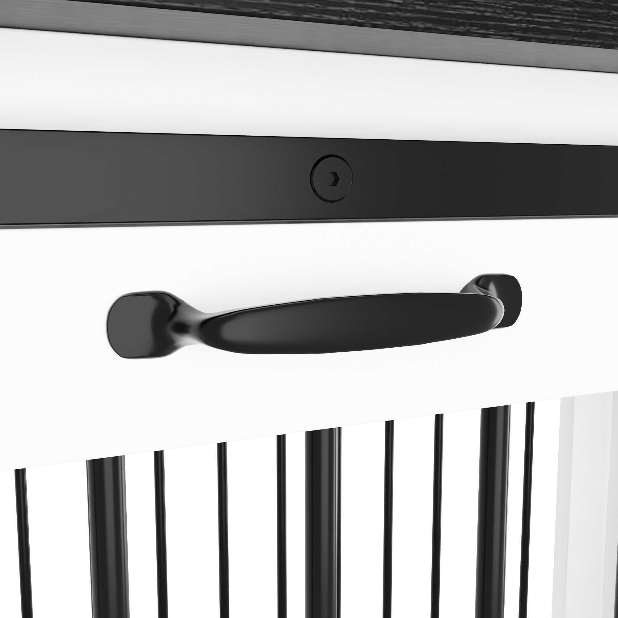 Cage pour chien élégante et robuste avec renfort en tube de fer