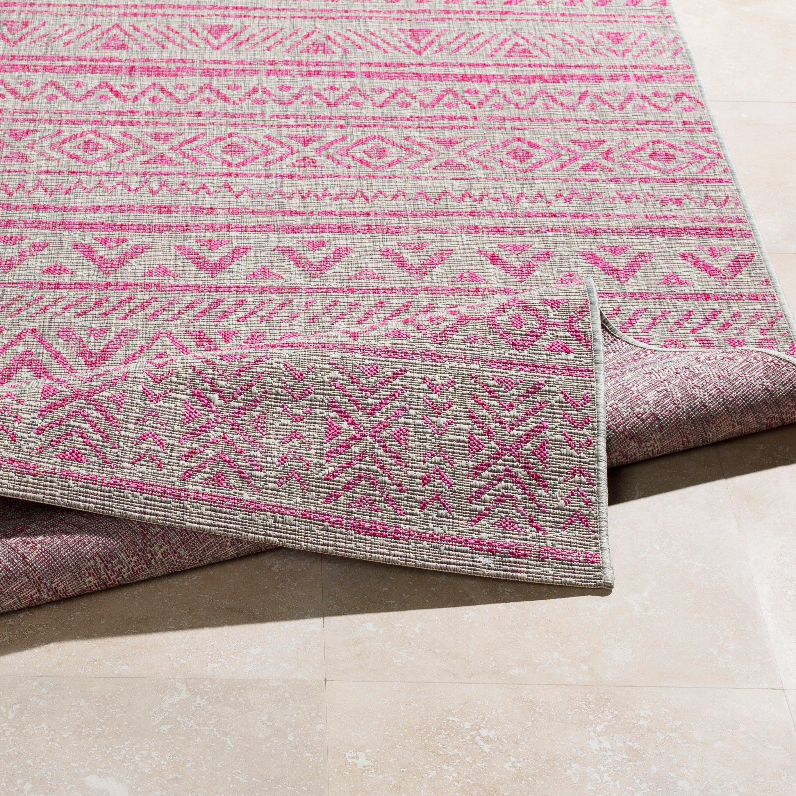 Tapis d'intérieur/extérieur vintage Livabliss Powlett de style sud-ouest