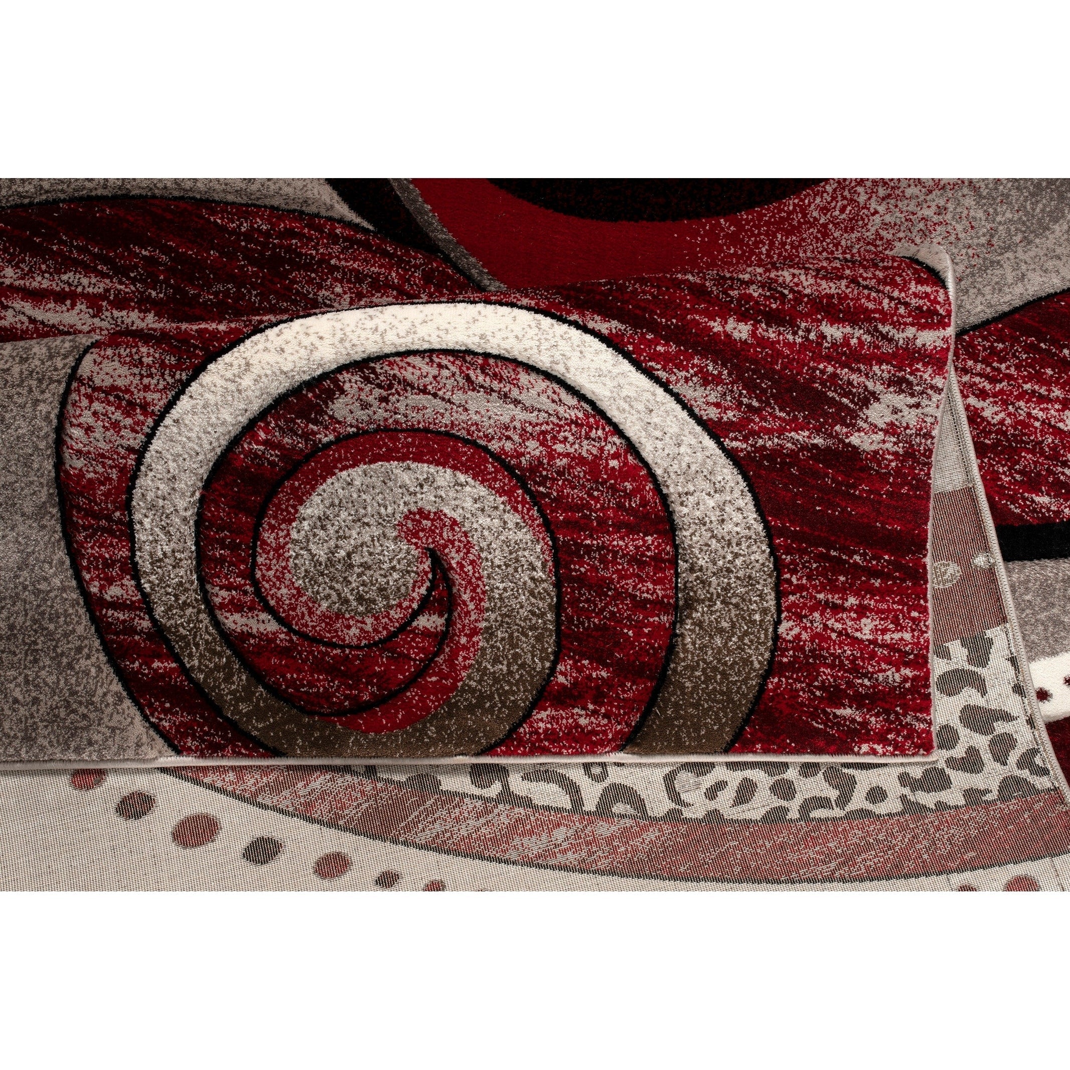 Tapis à tourbillons abstraits de la collection Rhodes