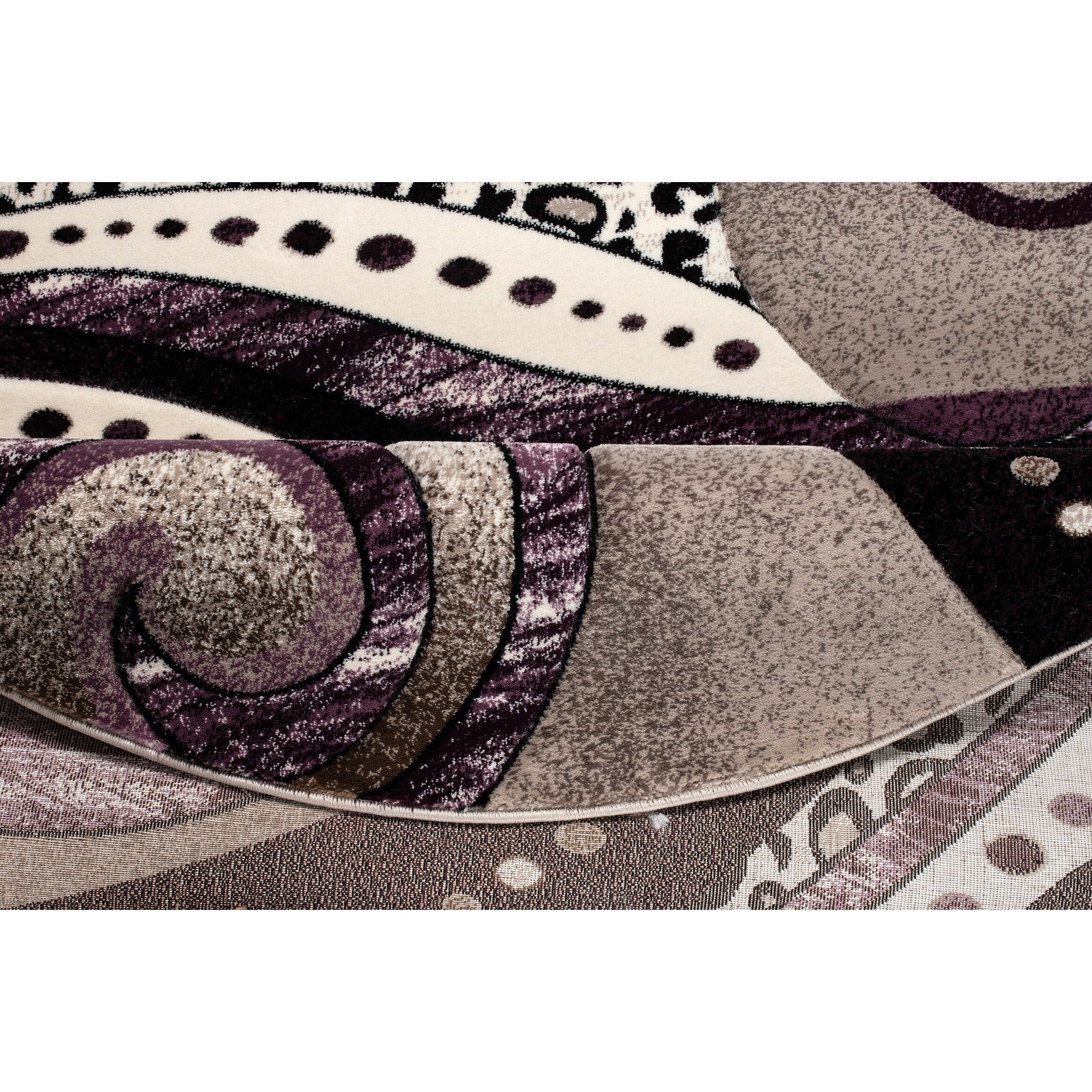 Tapis à tourbillons abstraits de la collection Rhodes