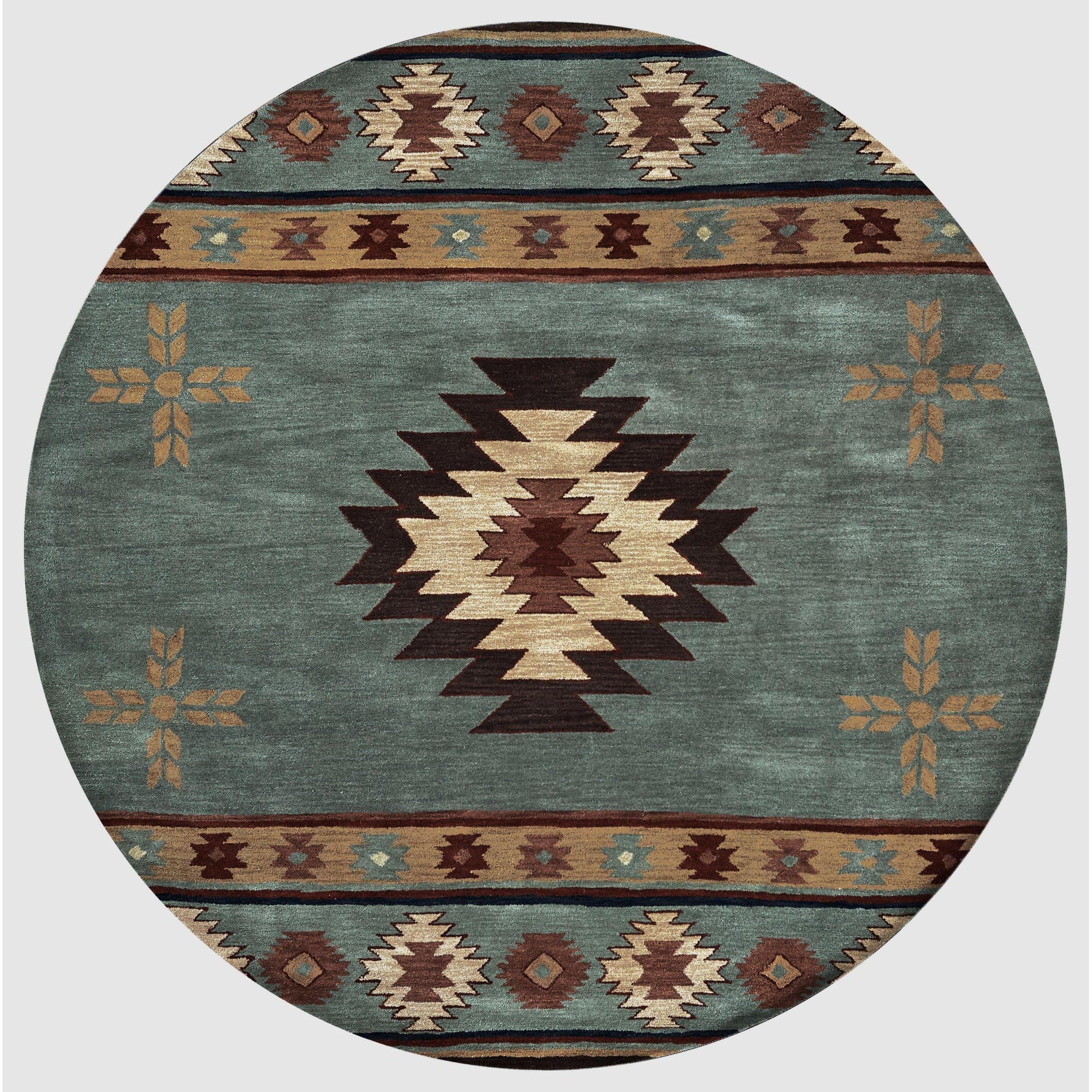 Tapis en laine touffeté à la main Alora Decor Ryder Southwestern