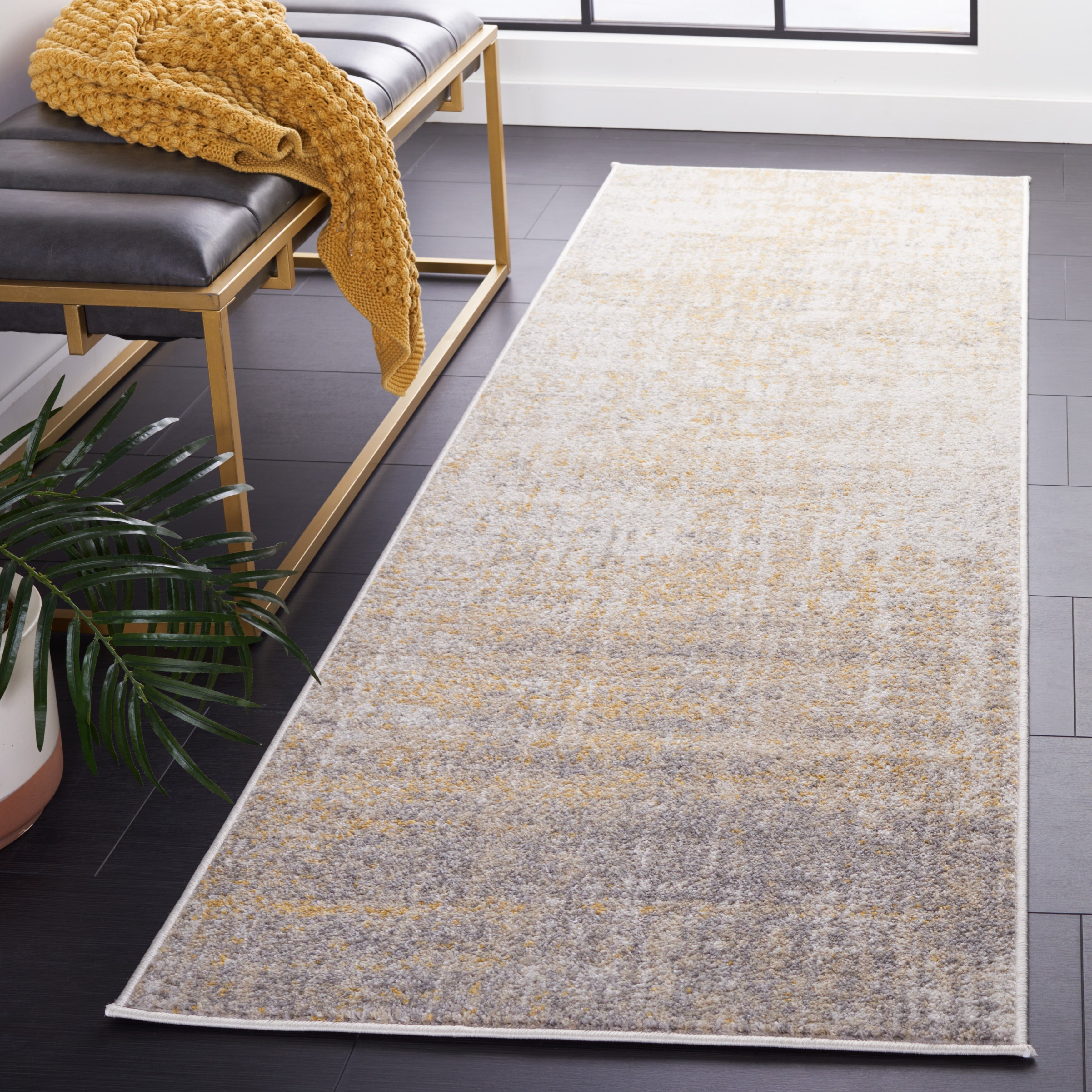 Tapis SAFAVIEH Adirondack Guillerma moderne abstrait vieilli