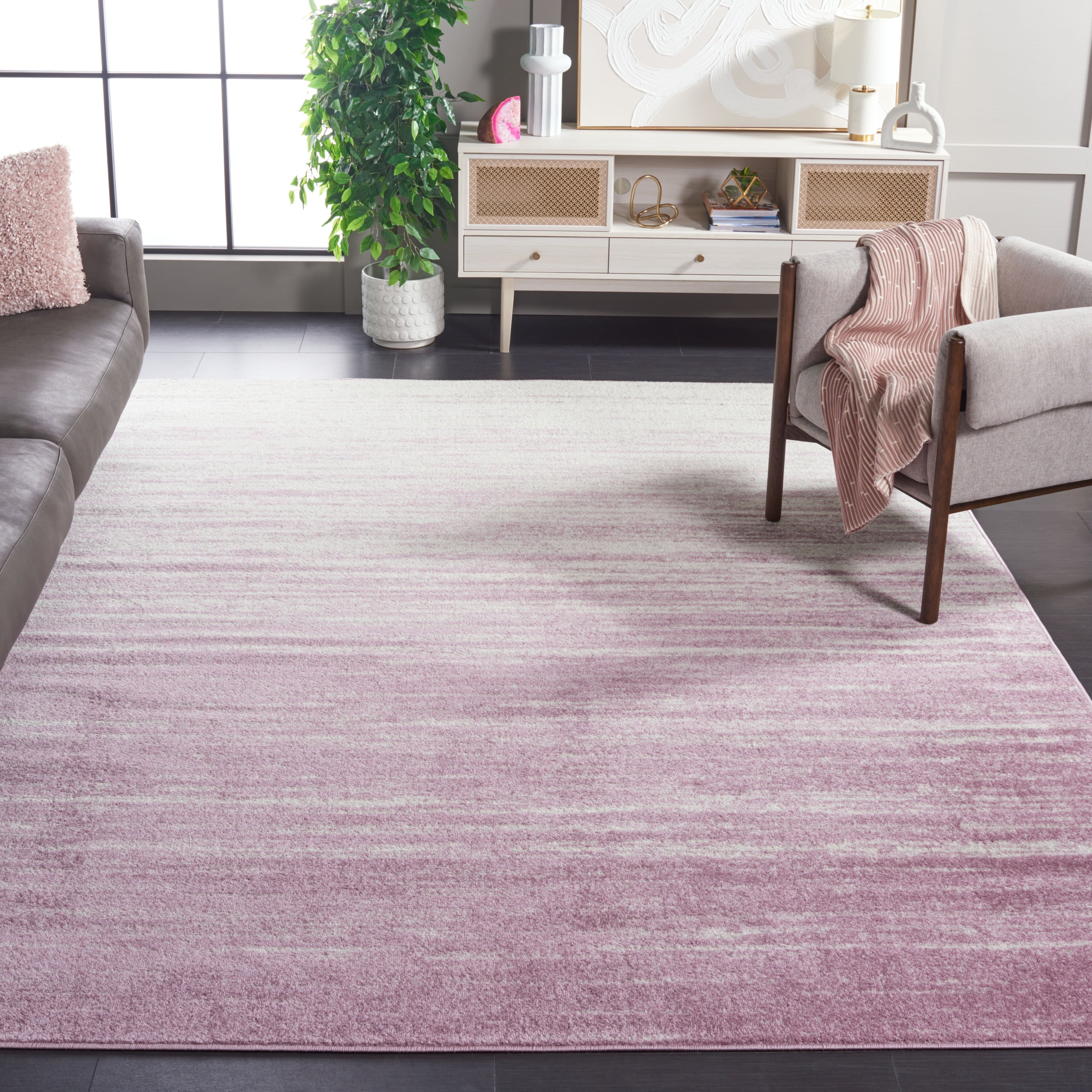 Tapis Adirondack Mieko moderne ombré vieilli SAFAVIEH